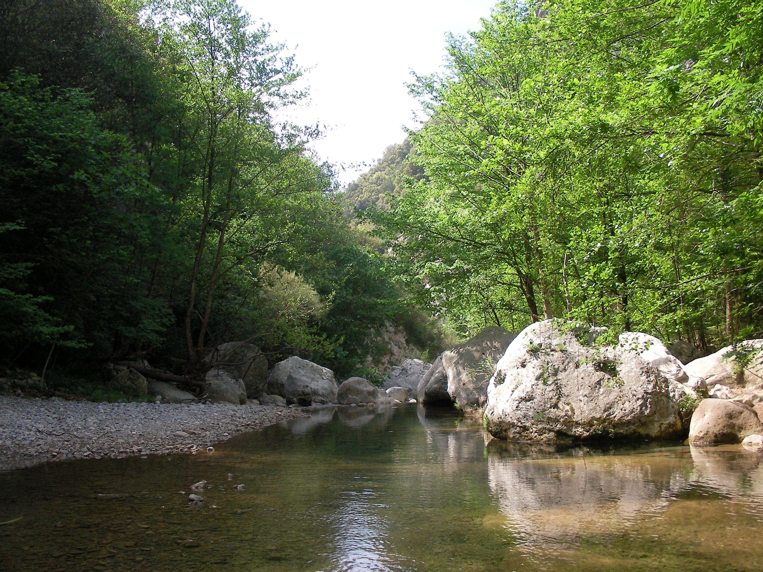 Ruta de Sant Aniól garrotge alta, por juan ricart