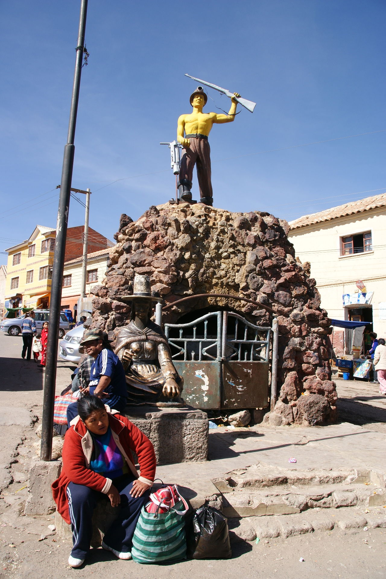 Monumento al Minero, por Antoine D'Audigier