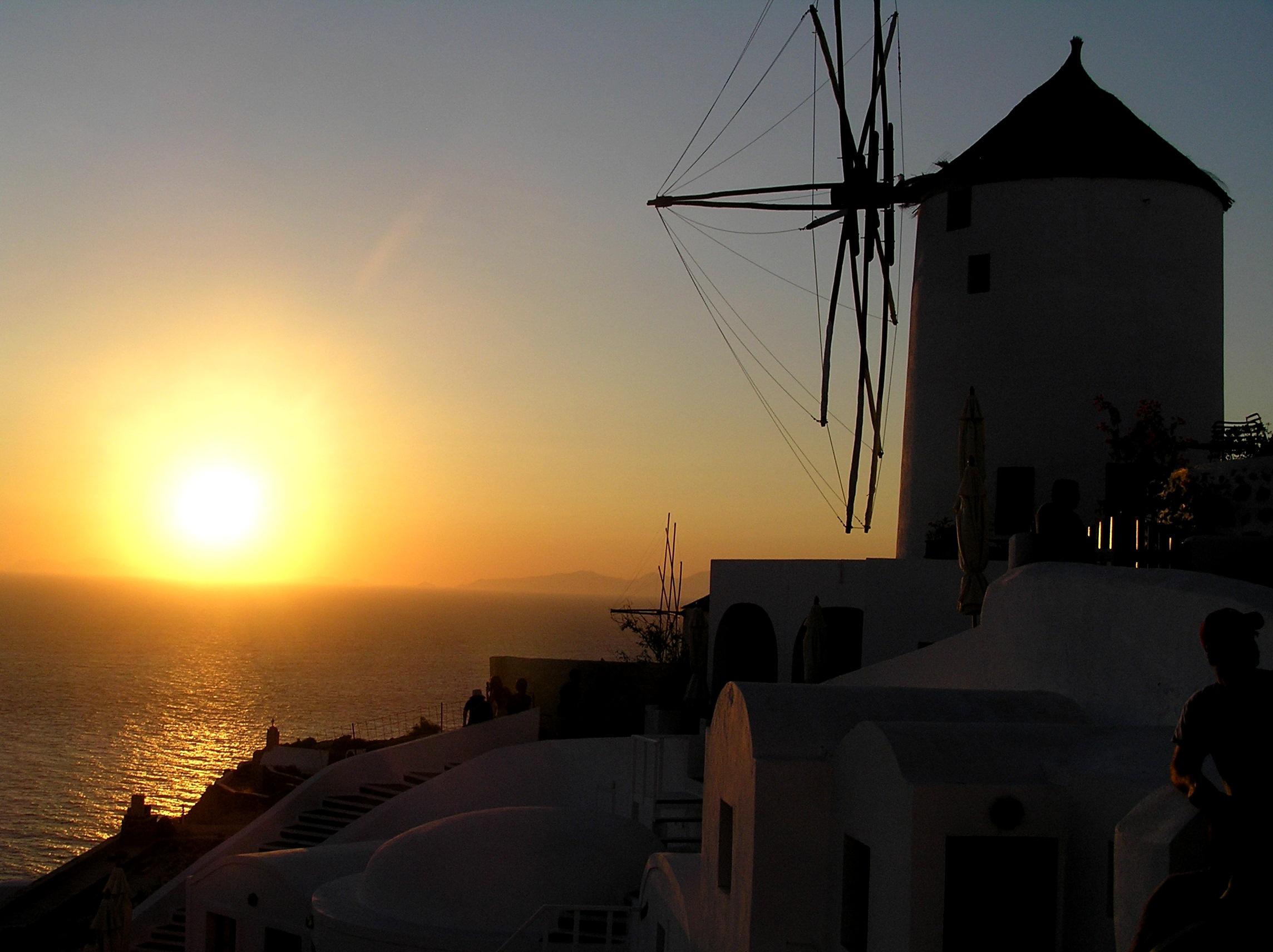 Atardecer en Santorini, por Iñaki