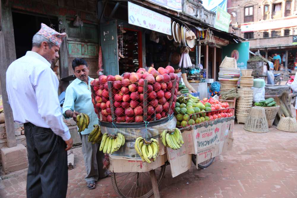 Mercado de Bhaktapur, por Marilo Marb