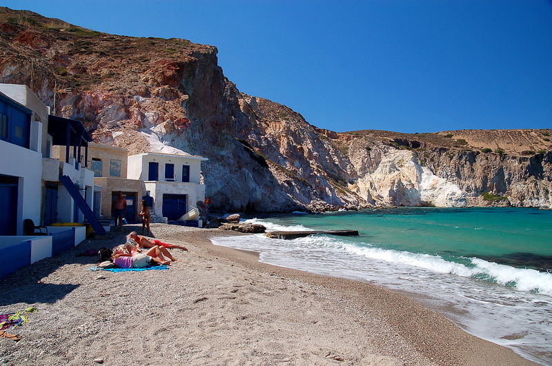 Playa de Firopotamos, por naxos