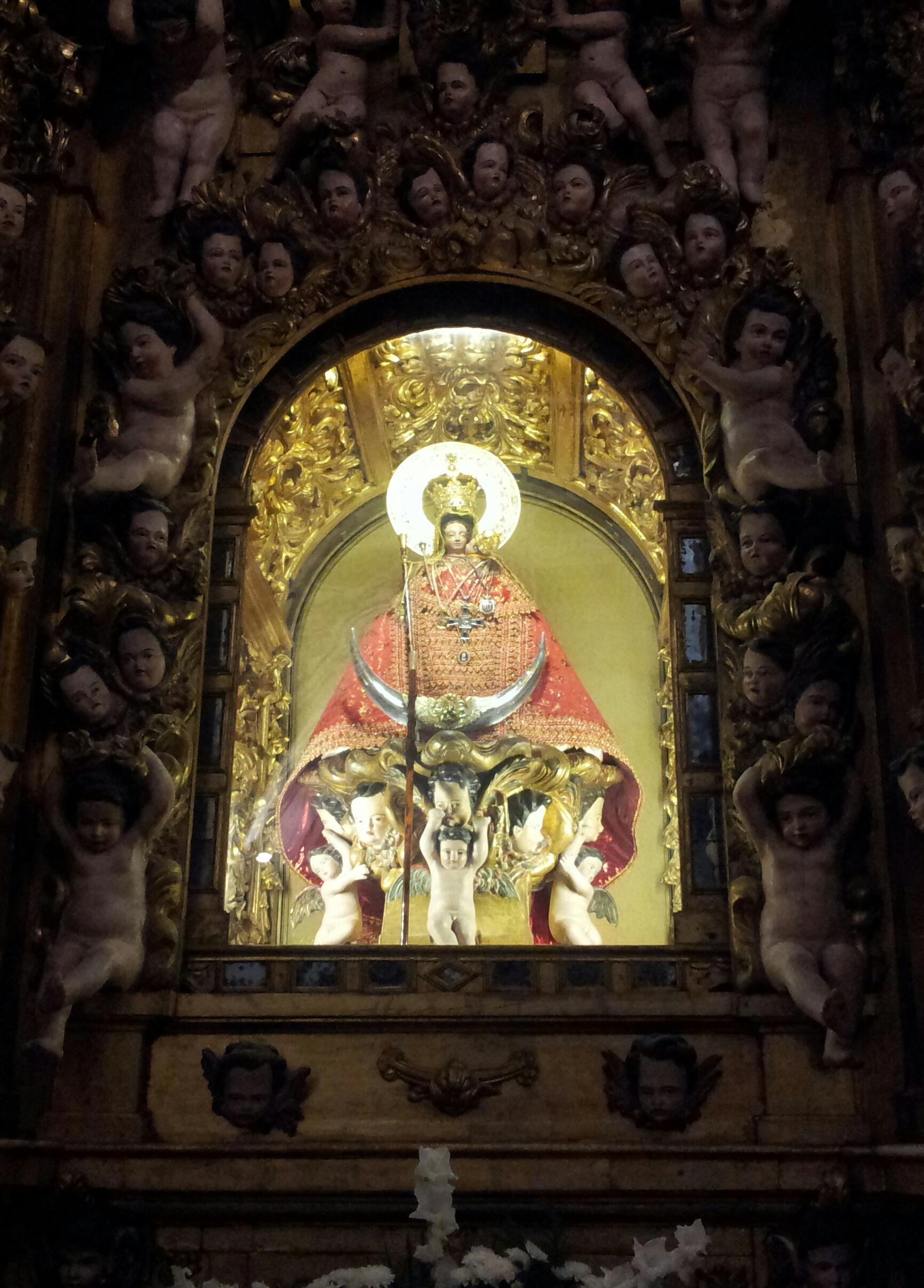 Virgen de la Montaña en la concatedral, por Vicente Perez Avila