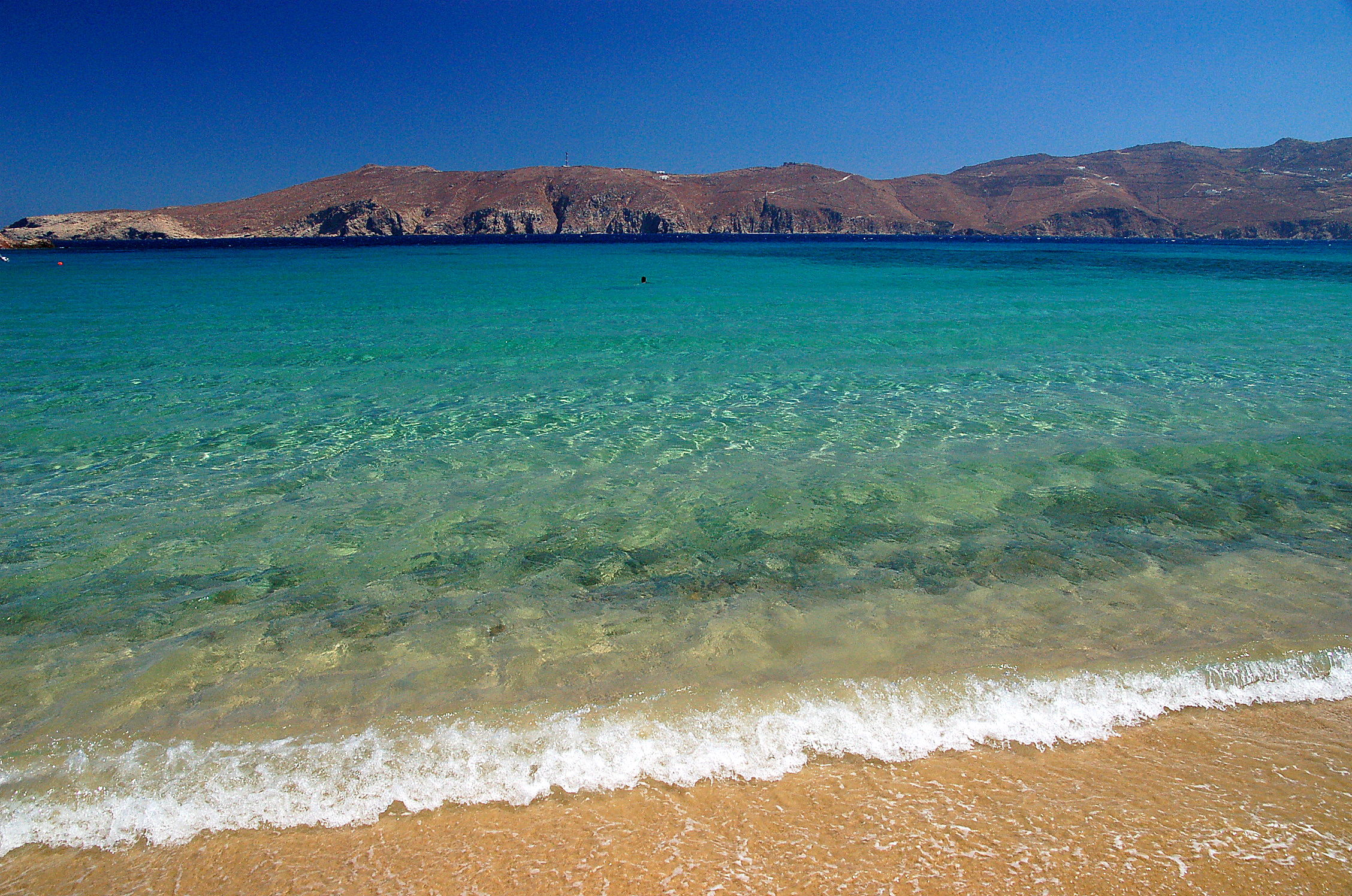 Playa de Agios Sostis, por naxos