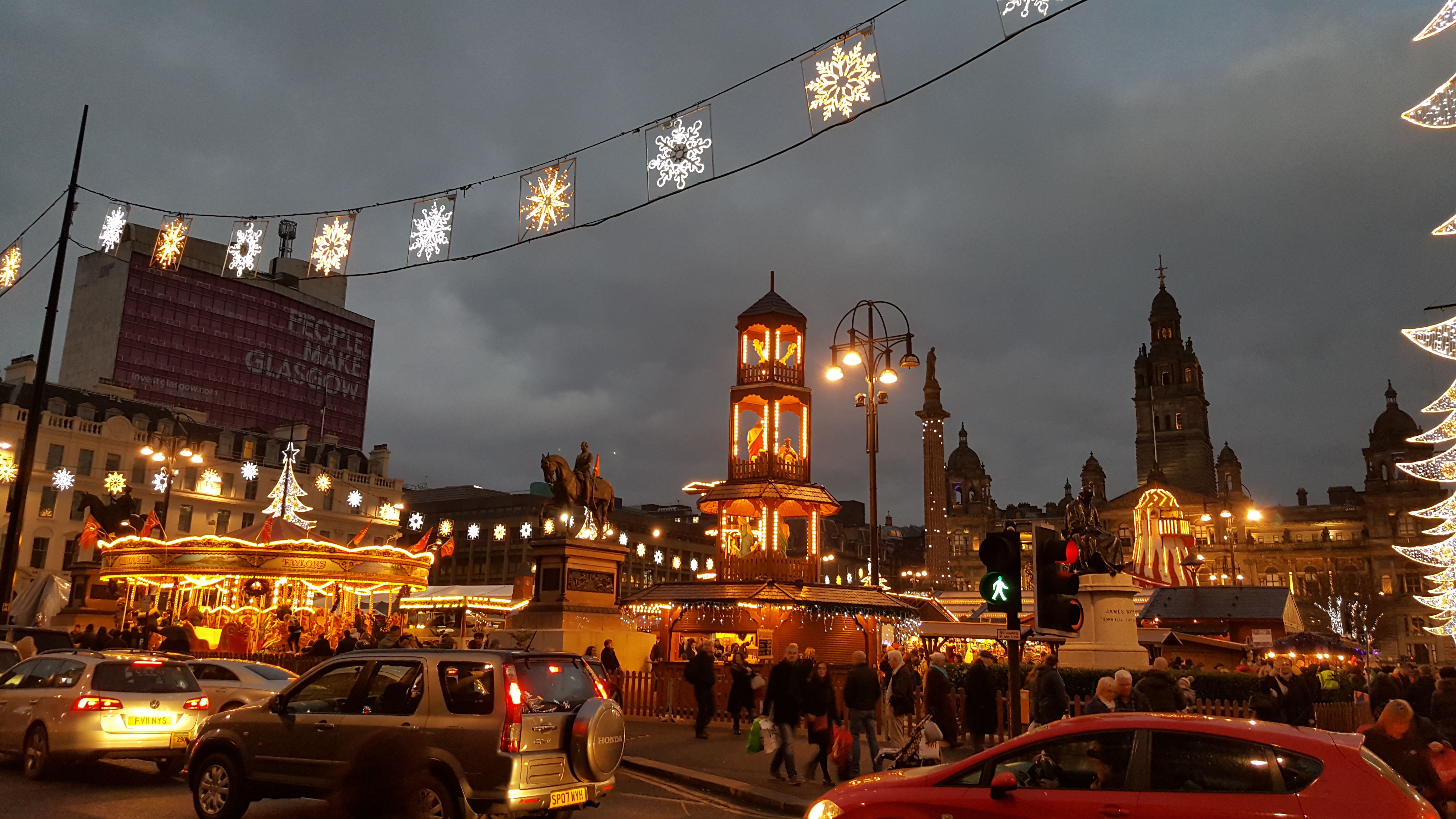 Mercado navideño de Glasgow, por eXplorador Escocés