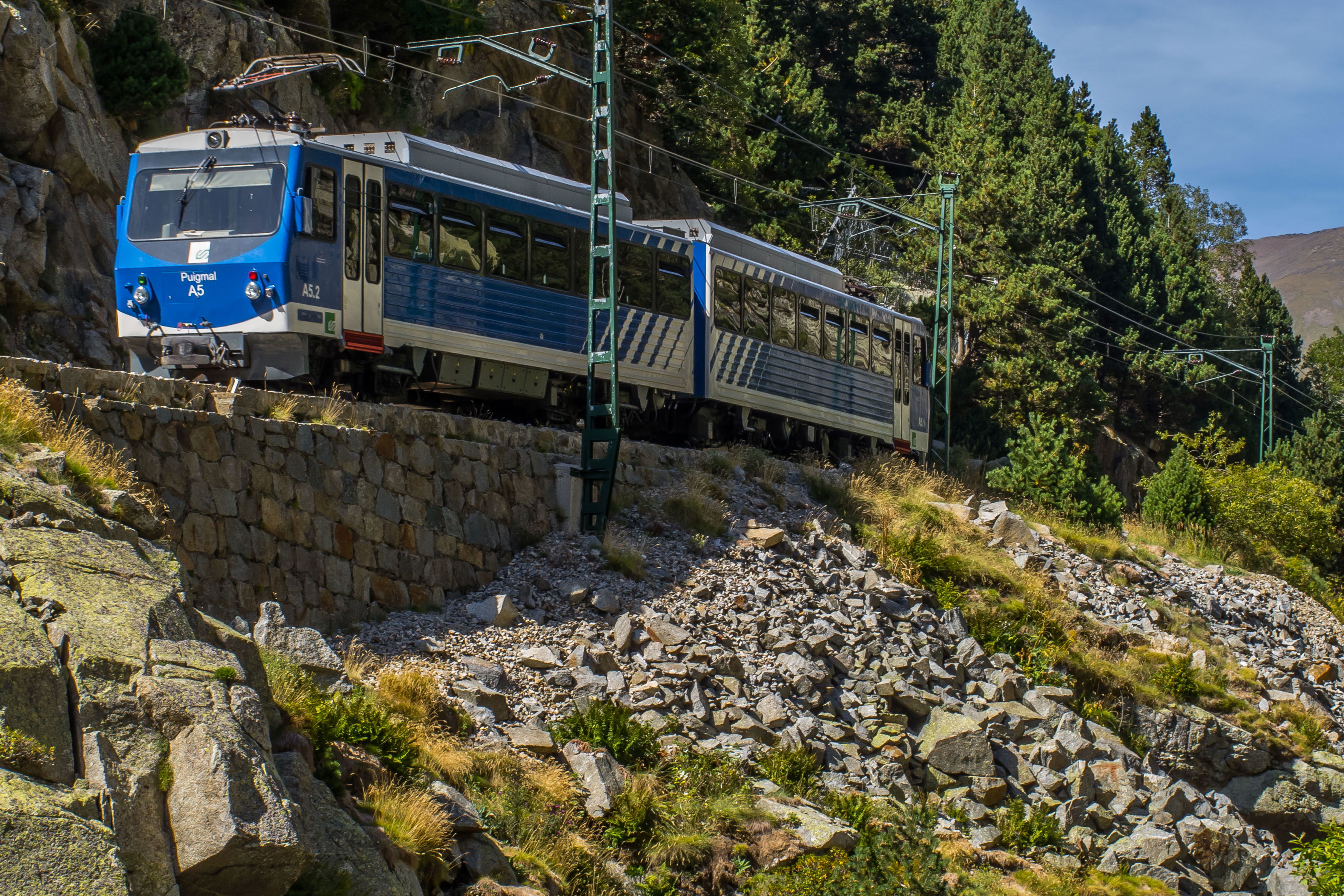 Tren de Cremallera al Vall de Nuria, por Alfonso Mariño Vazqez