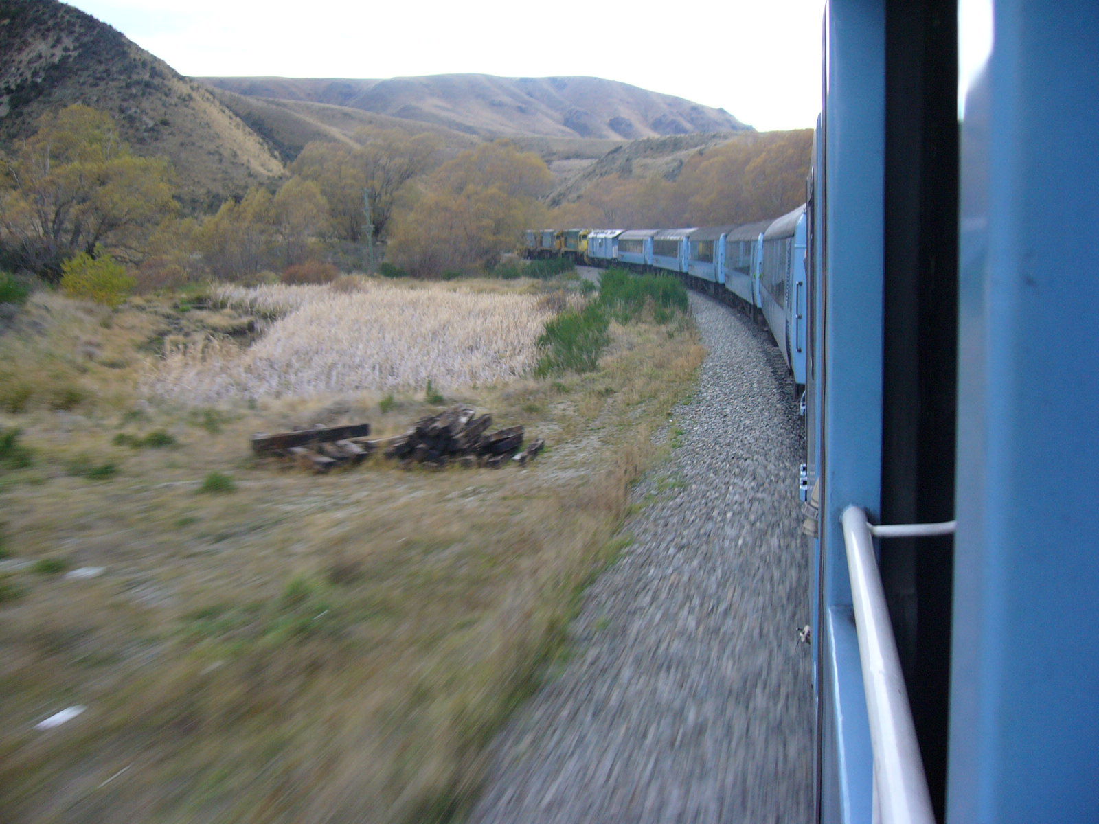 Tren TranzAlpine, por Reconquista