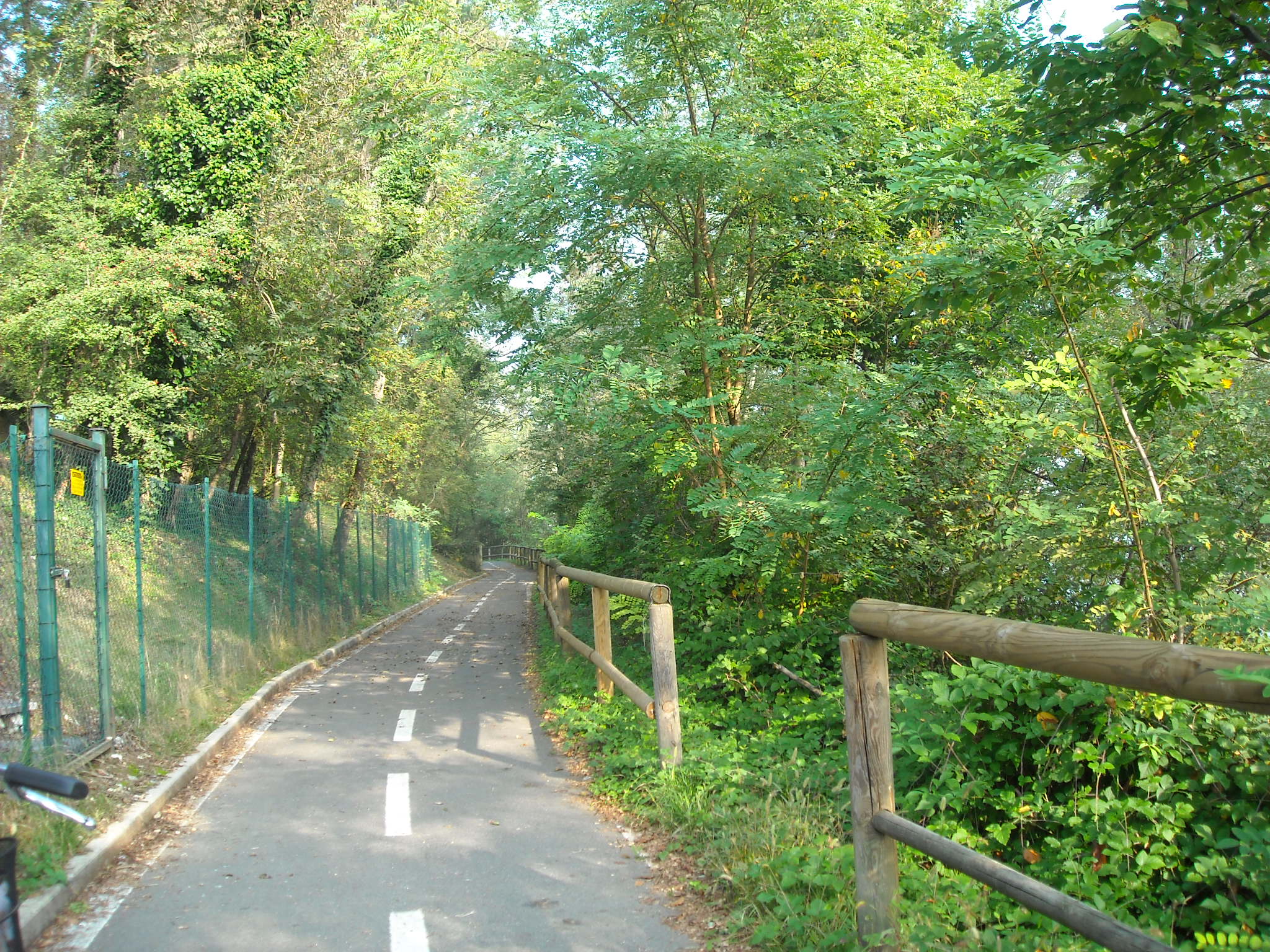 Camino para bicicleta Lago de Varese, por lucia 