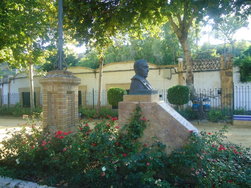 Busto de Curro Elías, por El Viajero