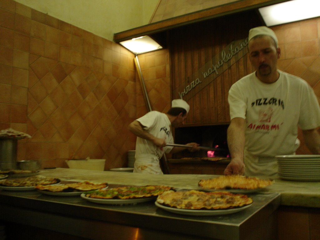 Pizzeria Ai Marmi, por Giuseppe Trisciuoglio