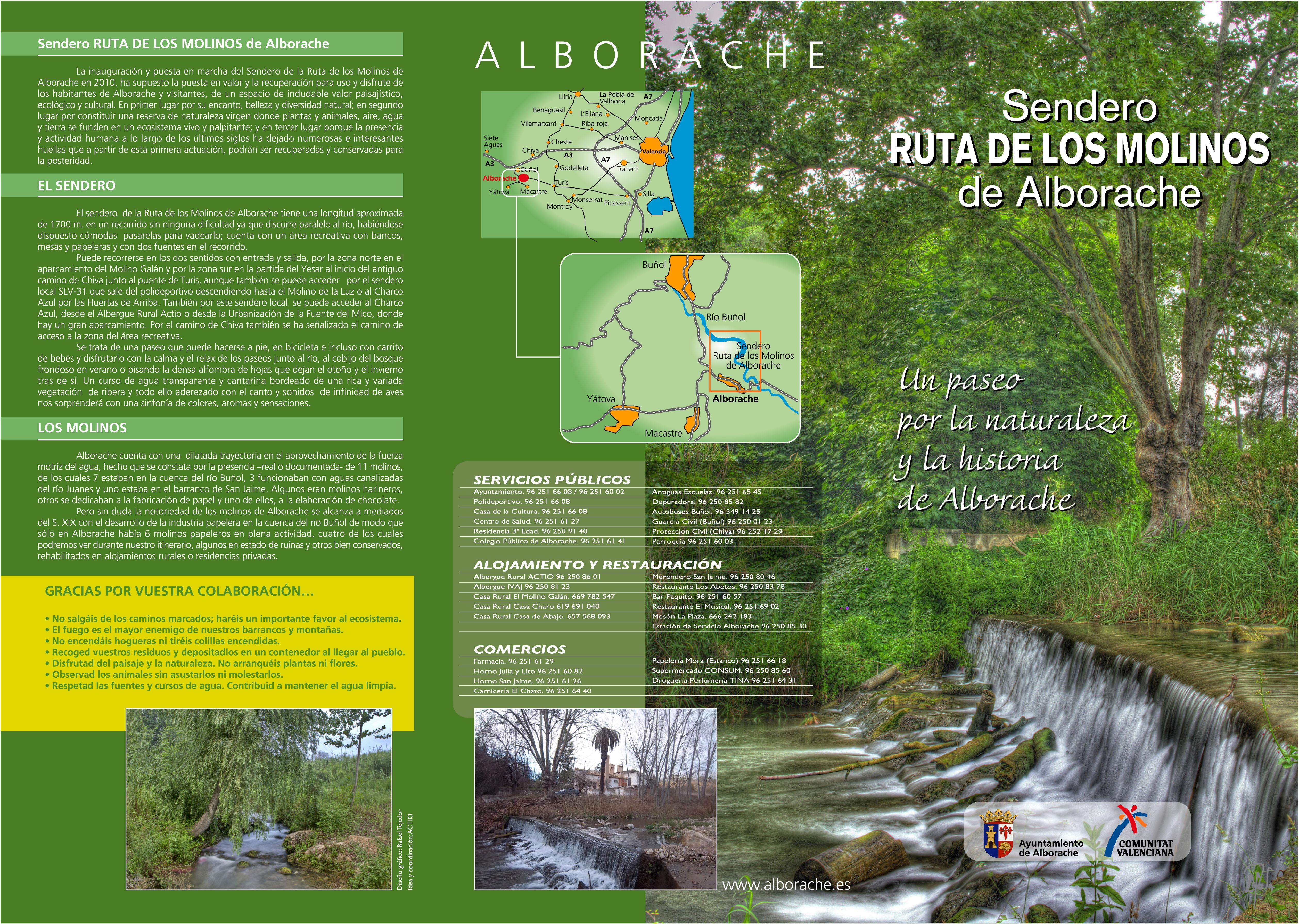 Charco Azul y Ruta de los Molinos, por Albergue de Turismo Rural ACTIO
