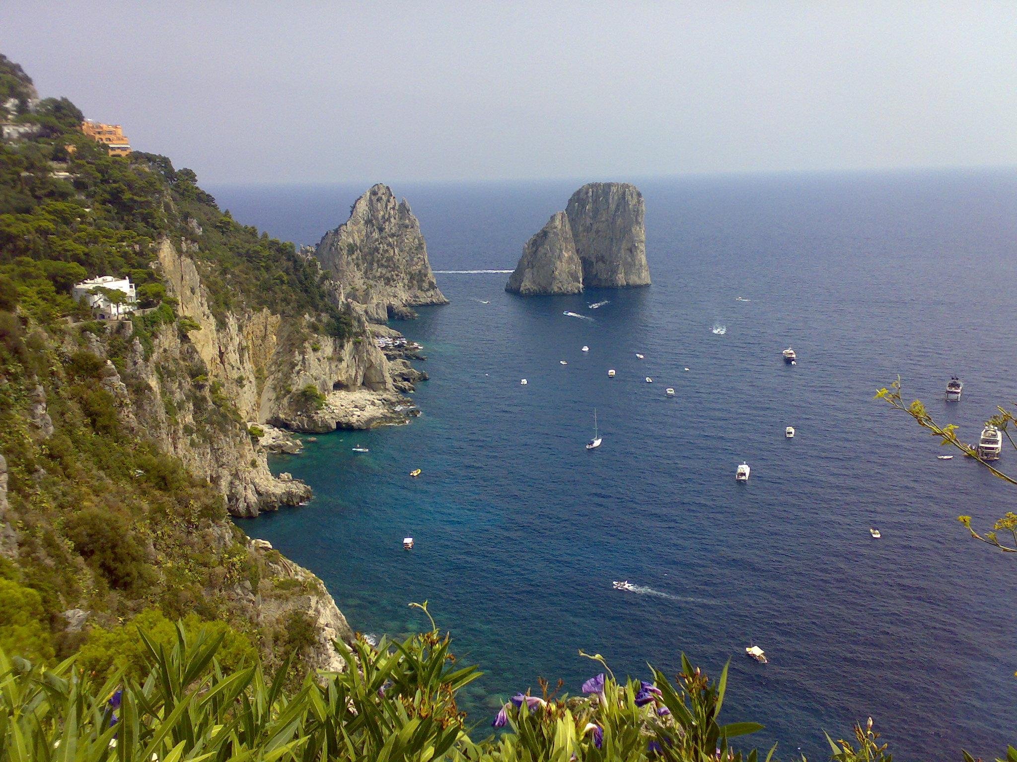 Los hoteles en Capri con vistas al mar