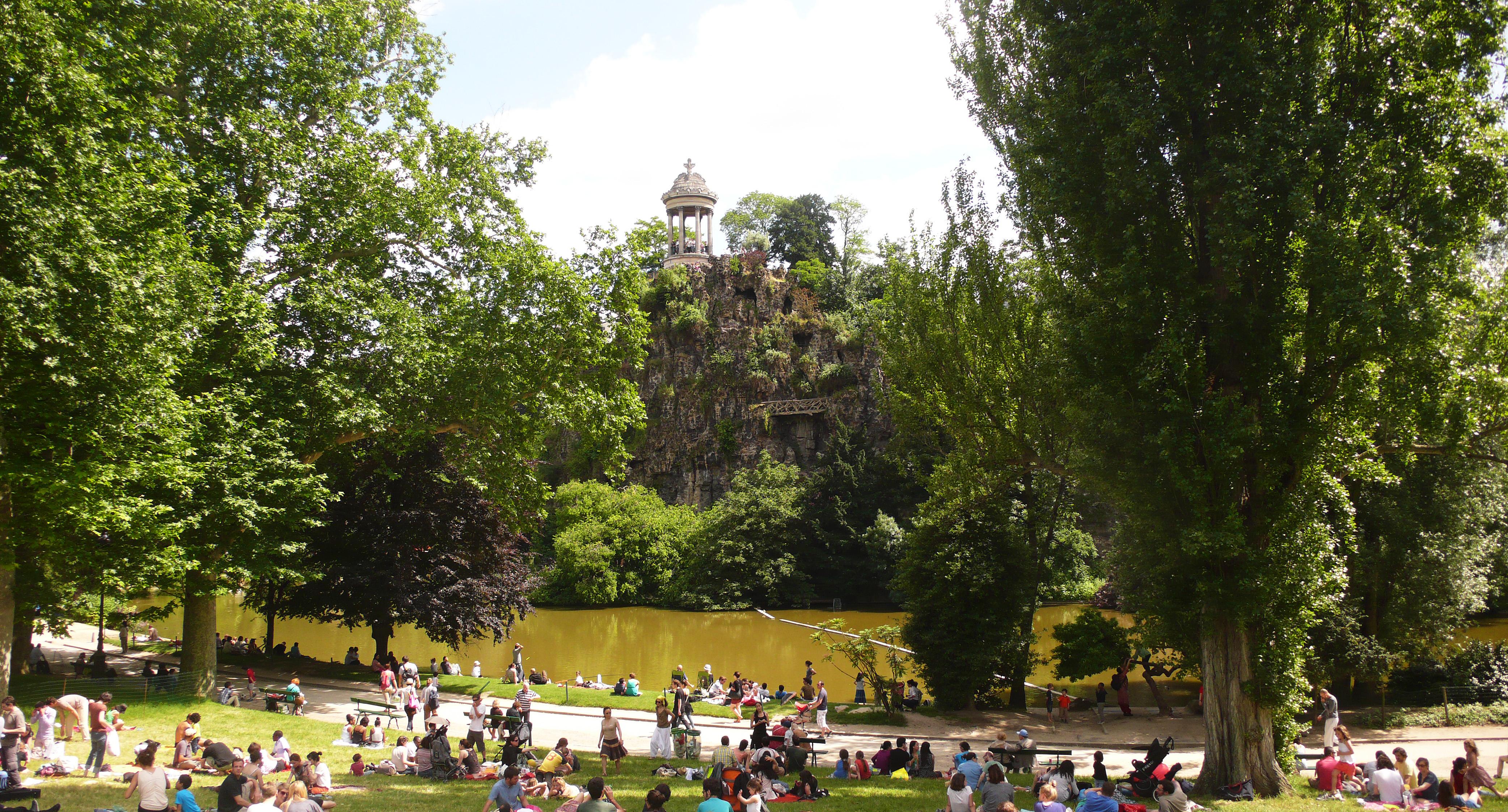 Parque Buttes Chaumont, por Jocelyne Fonlupt