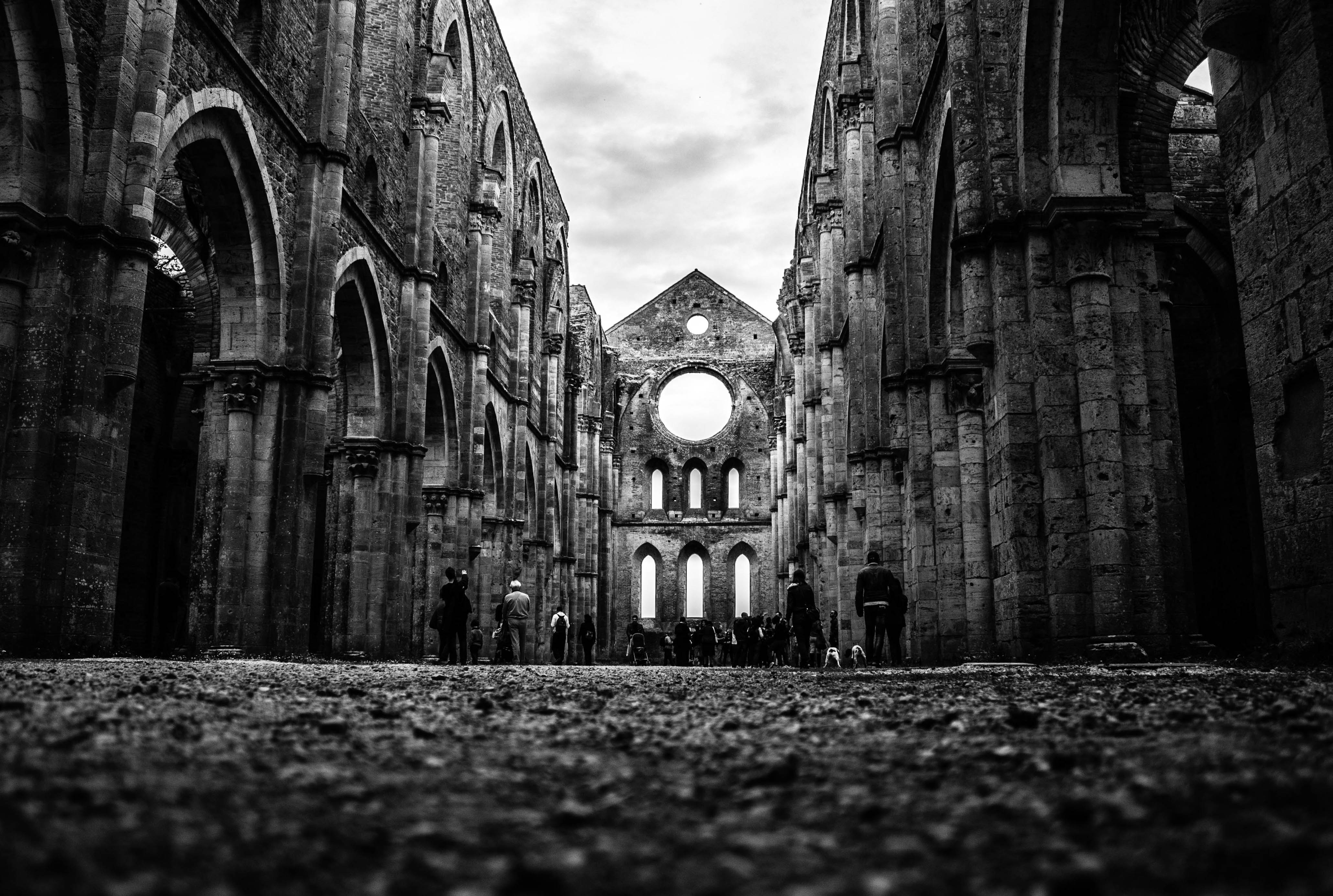 Abadía de San Galgano, por Marina Barbati