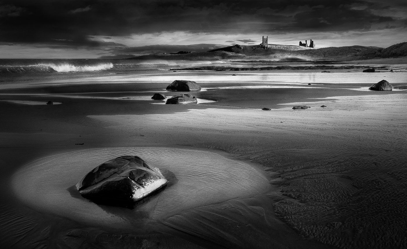 Bahía y puerto de Lindisfarne, por David Byrne