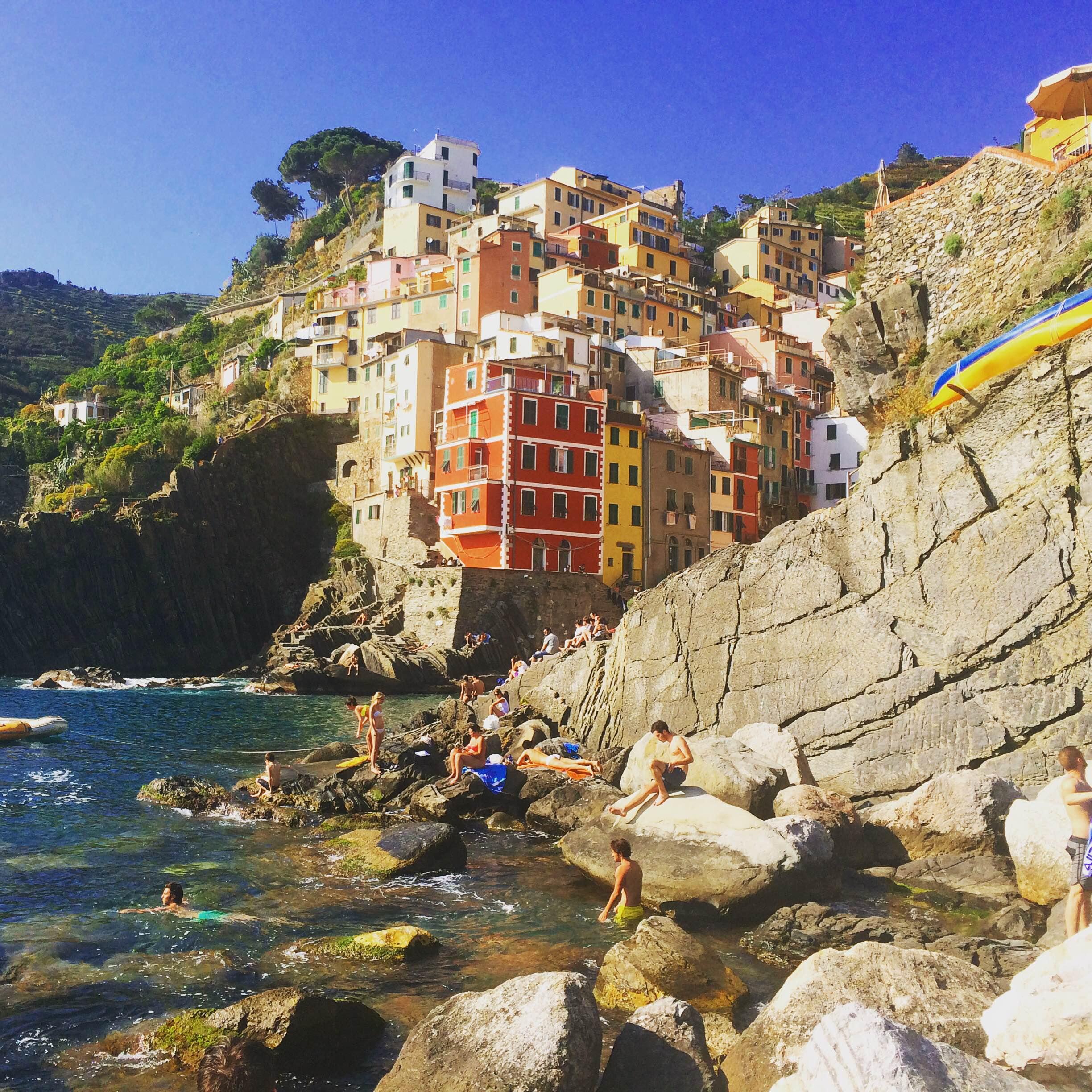 Vue sur Riomaggiore, por Virginia Condotti