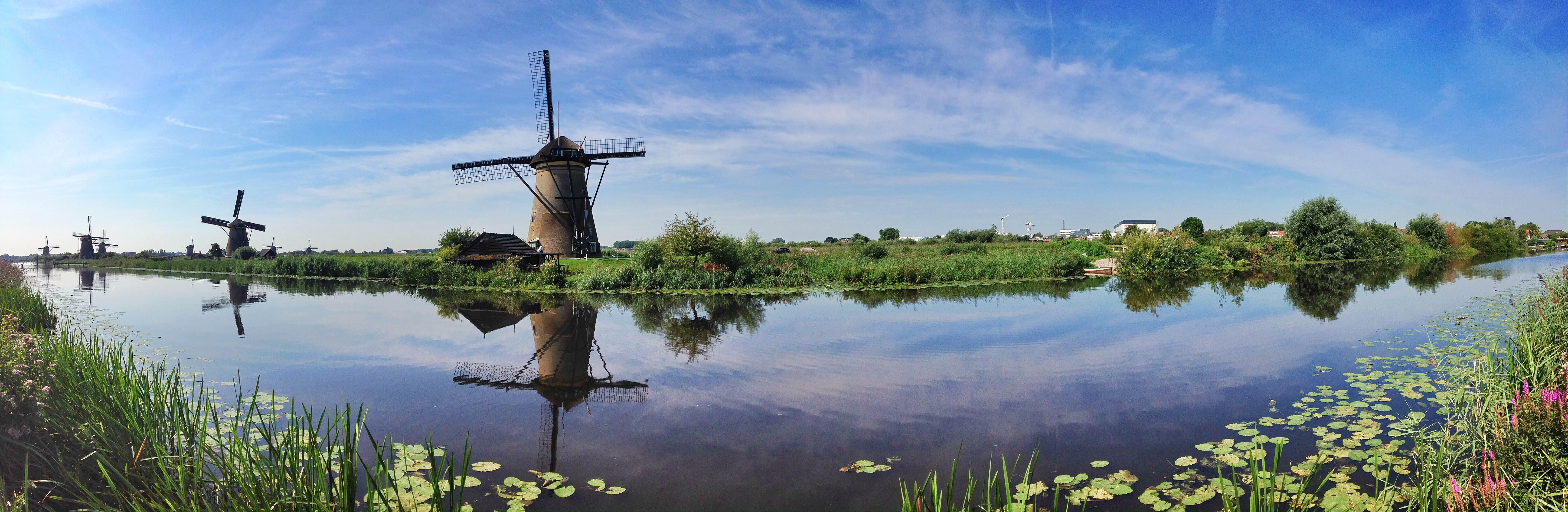 10 molinos de viento cerca de Ámsterdam