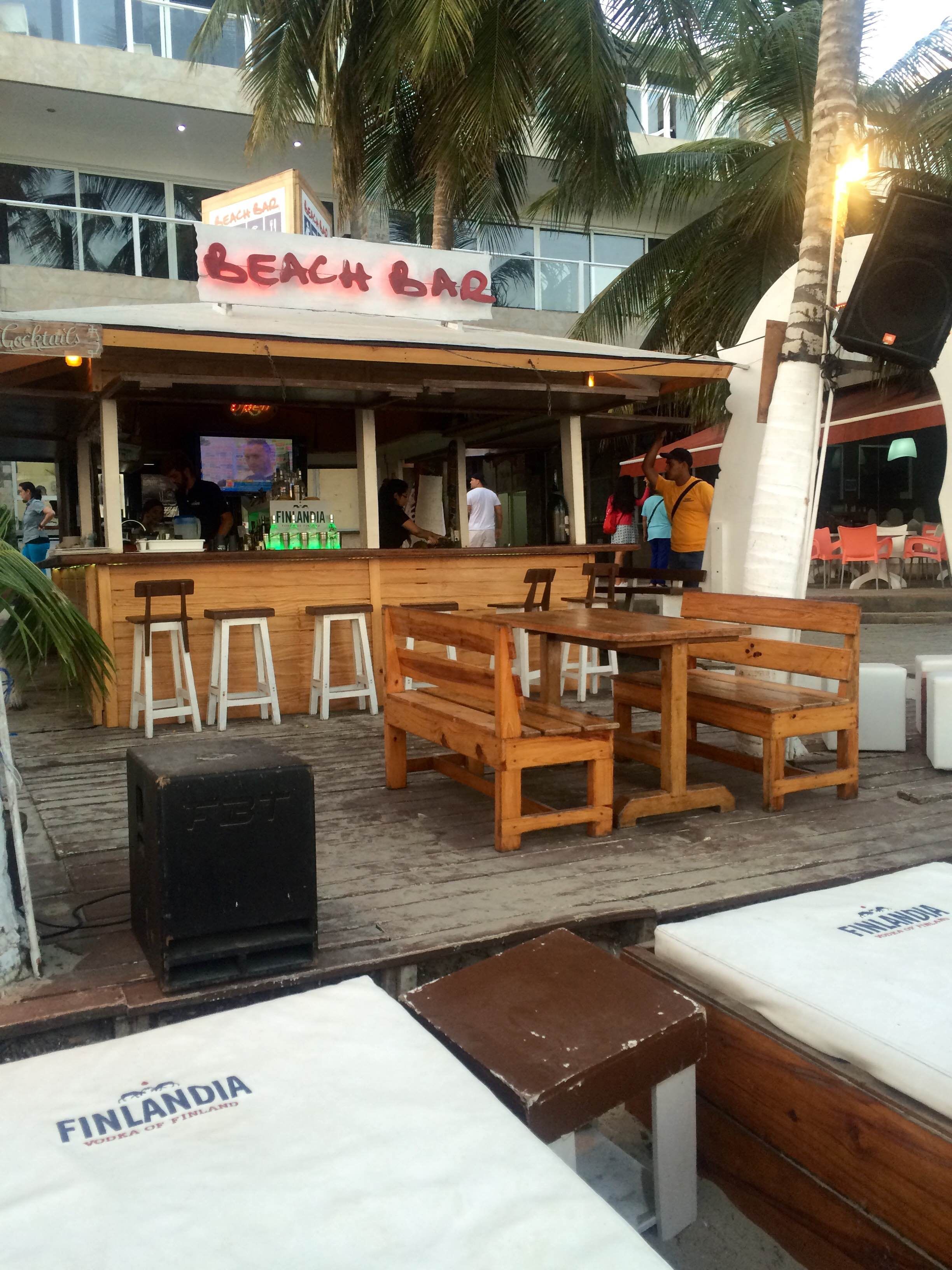 Beach bar Playa el Yaque, por Manuel Quintana