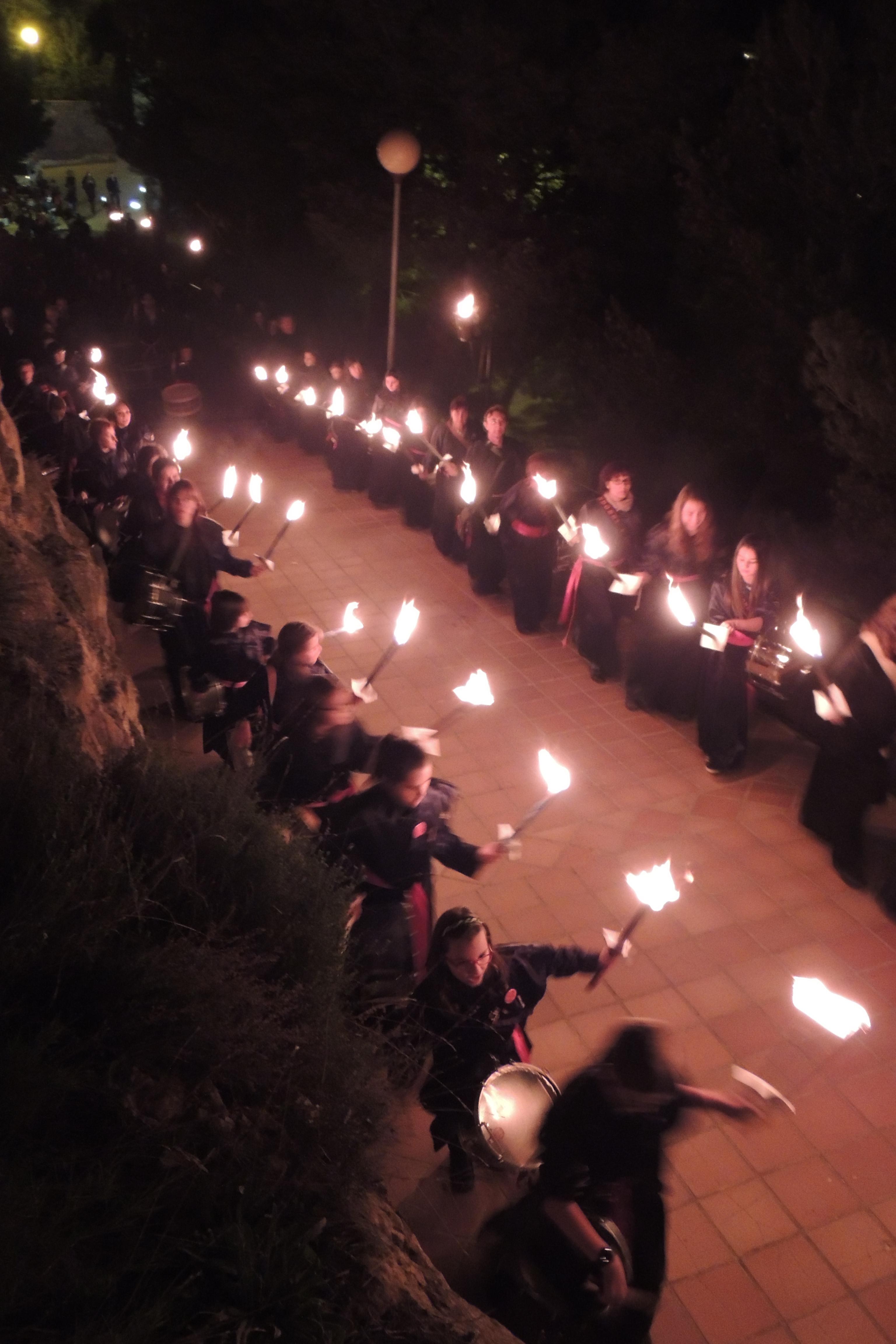 Procesión de las Antorchas, por Dónde vamos Eva