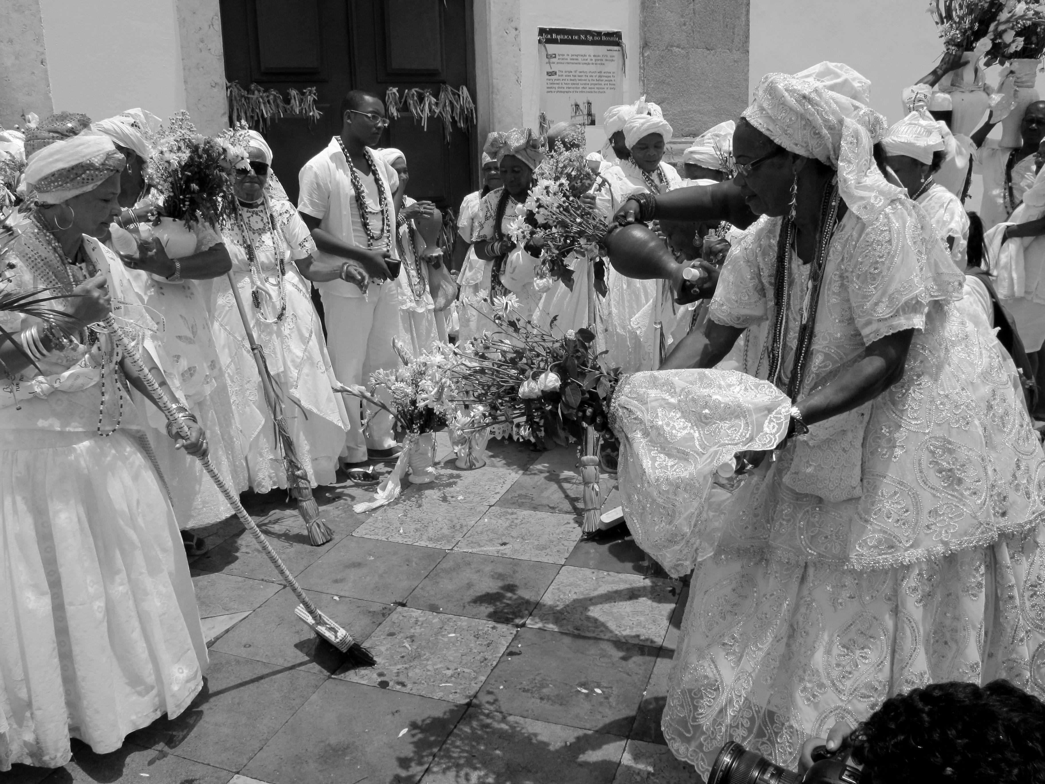 Lavada del Señor del Bonfim, por Cleide Isabel