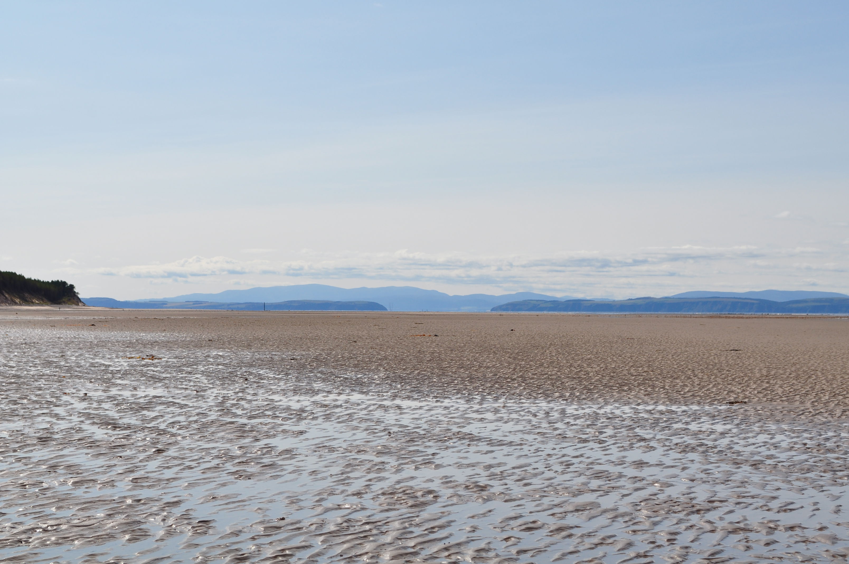 Playa de la bahía de Findhorn, por eXplorador Escocés