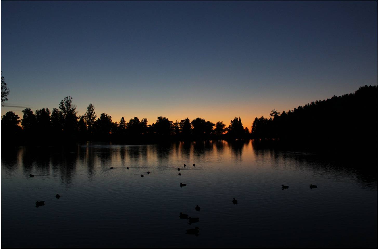 Lago Vesijärvi, por Sami Auvinen
