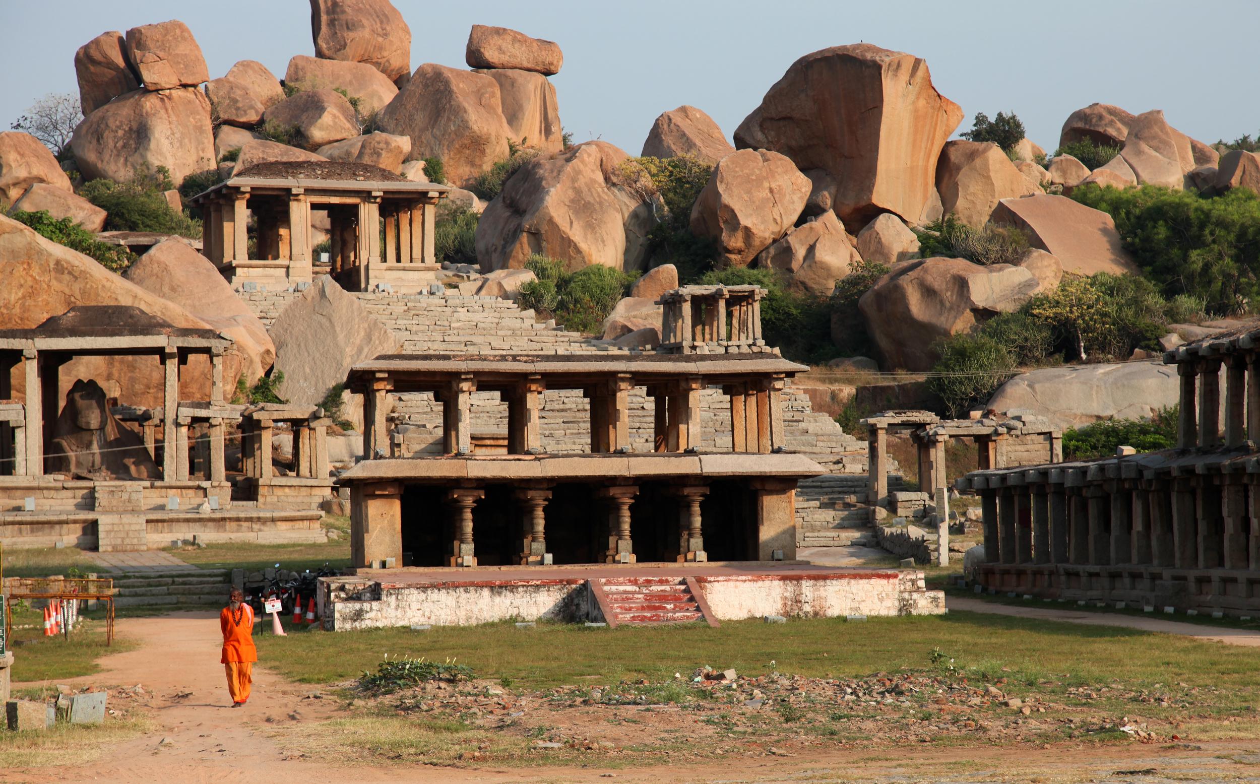 Nandi monolithique d'Hampi, por GERARD DECQ