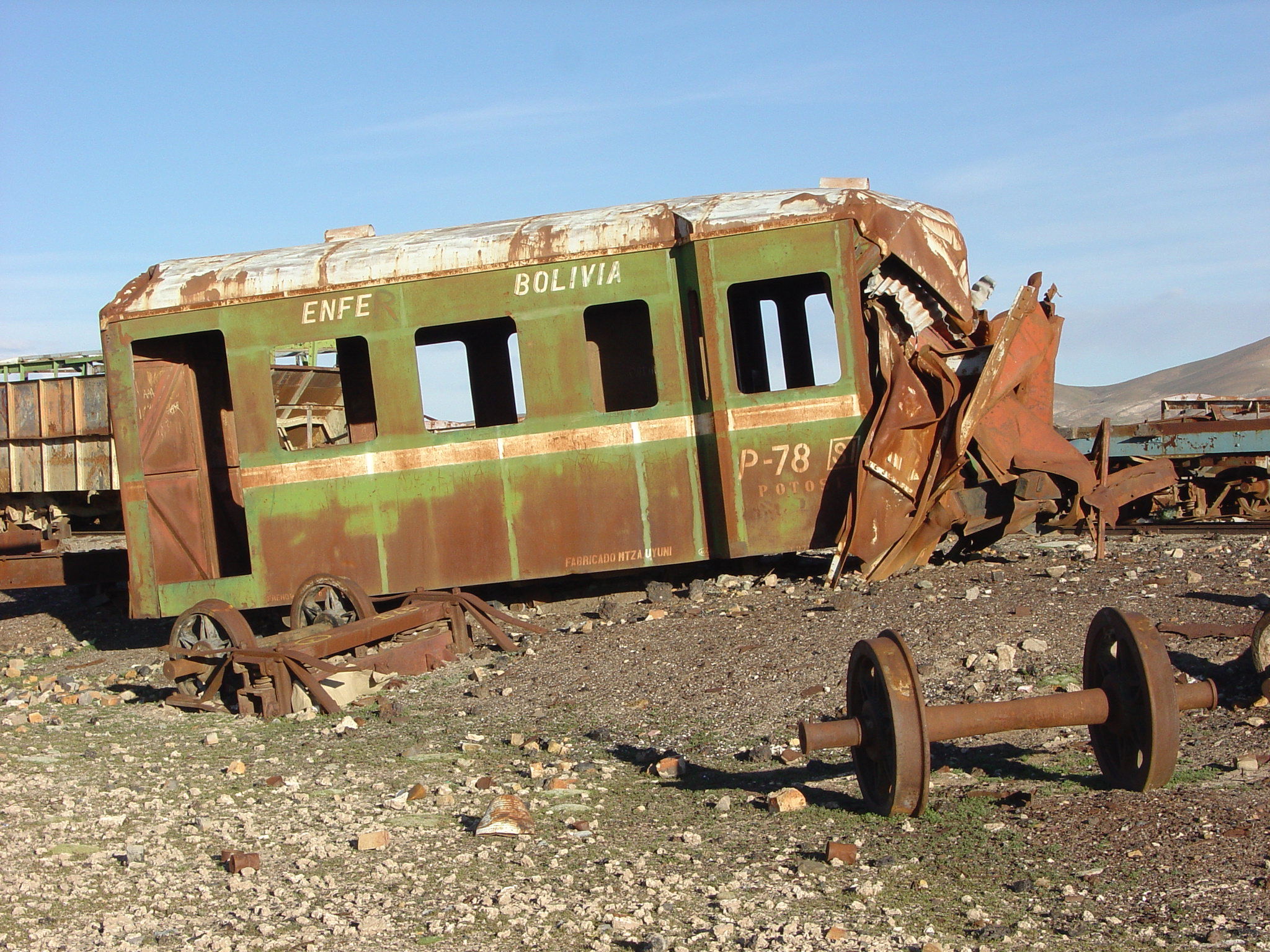 Cementerio de trenes, por Carlos Olmo