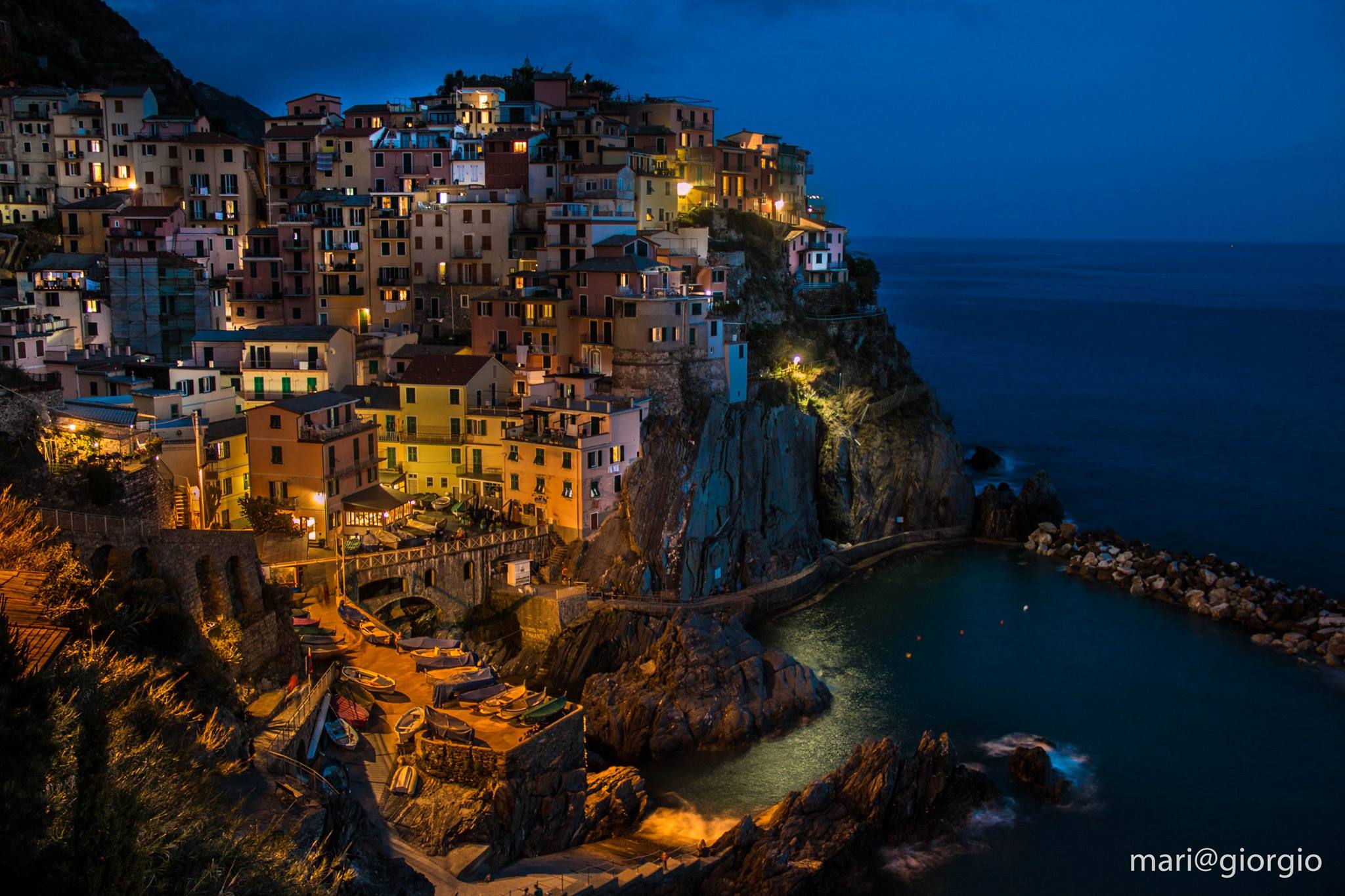 Manarola, por Maria Del Luján Giorgio