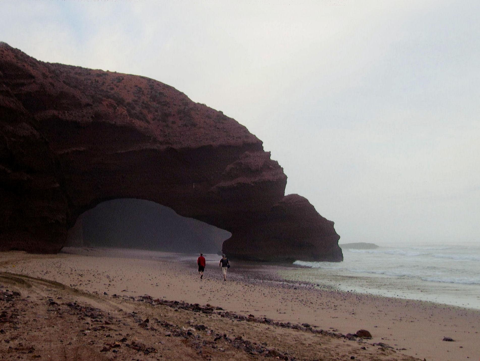 Playa de Legzira, por Adriana Grecu