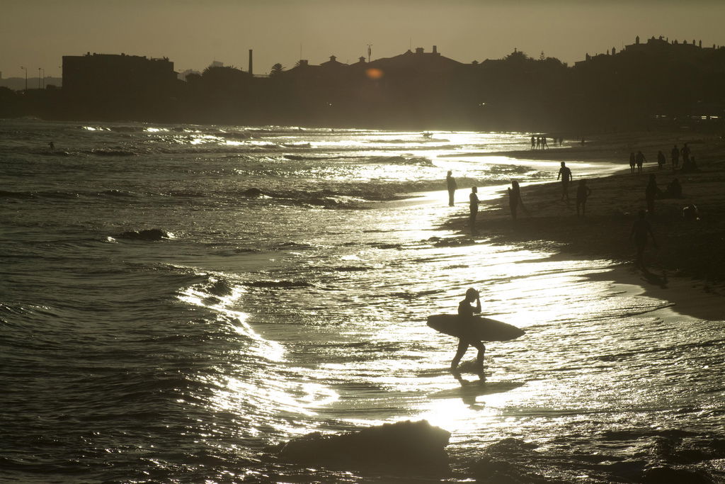 Playa de Carcavelos, por La Puesta de Sol de Europa