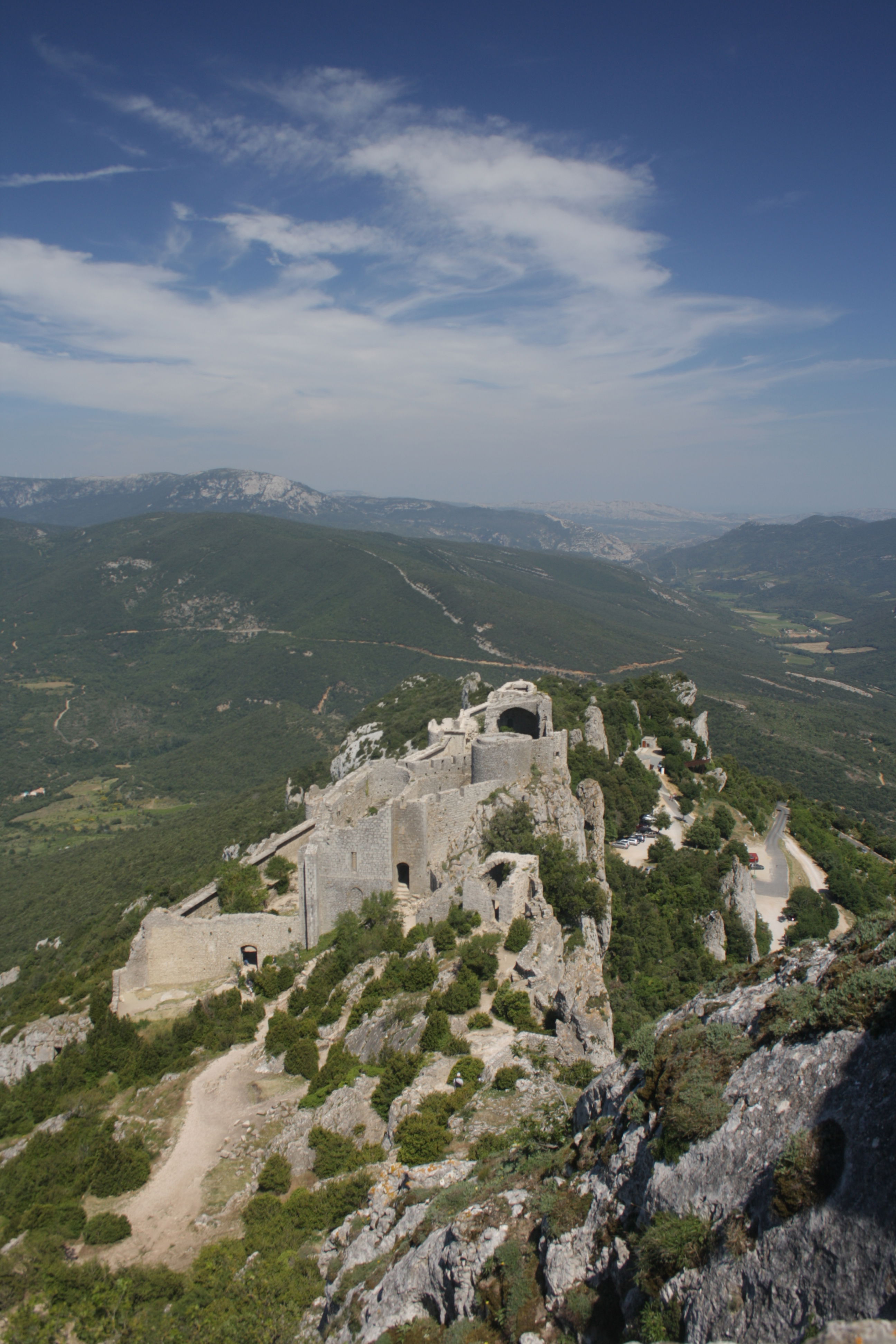 Castillo de Peyrepertuse, por Lluis Julibert Marco