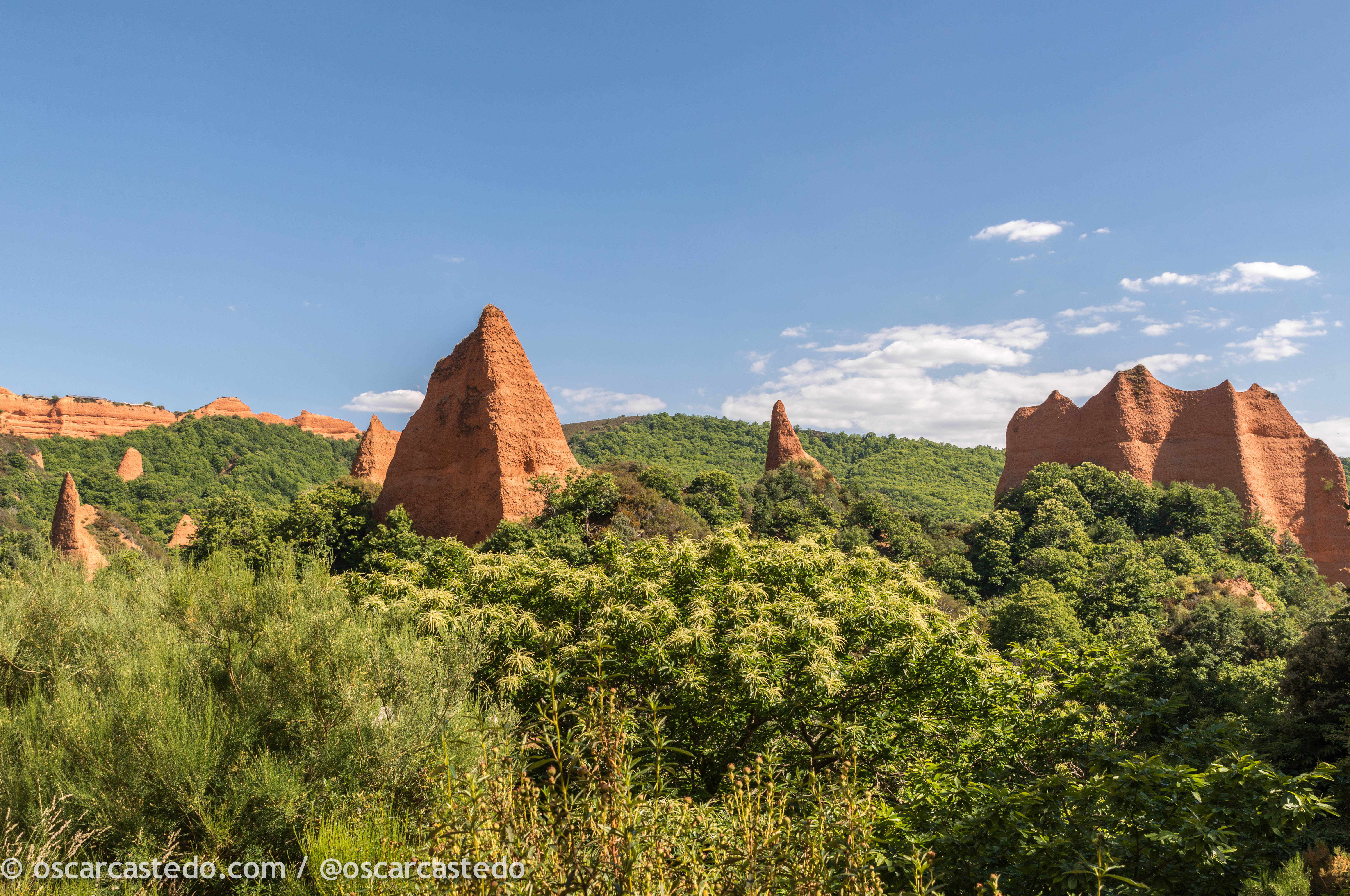 Las Médulas, por Óscar Castedo