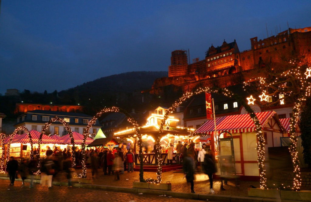 Heidelberg Weinachtsmarkt, por Greg Engle