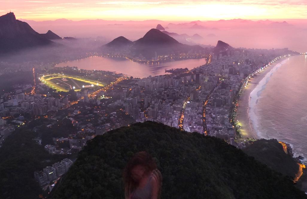 Pôr do Sol no Morro Dois Irmãos, por Chiara Cerri
