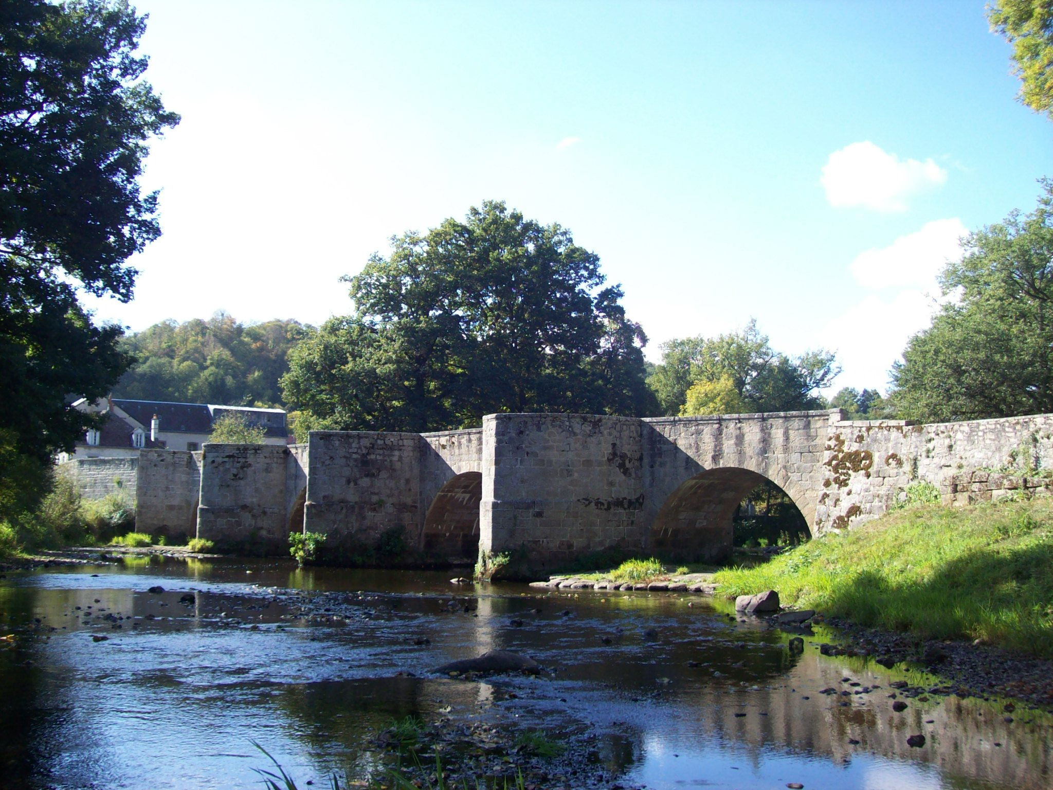 Puente sobre la Creuse, por Lysiane