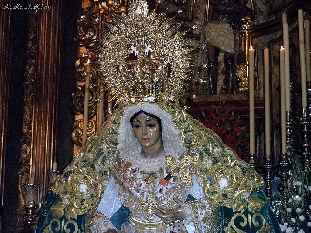 Besamanos en honor de la Virgen María de la O - Parroquia Santos Mártires, por María del Carmen Fernández Milanés