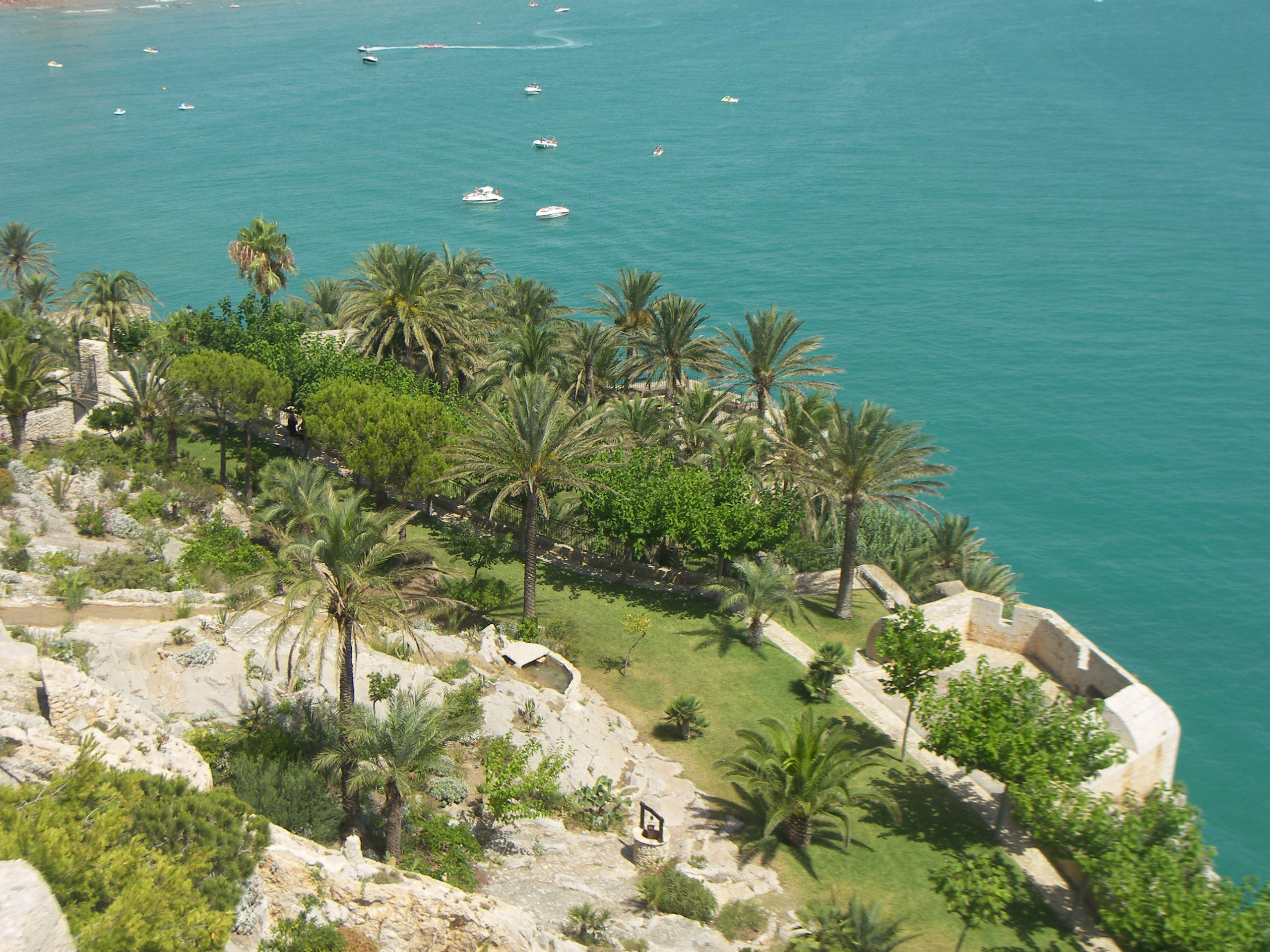 Jardines del Castillo de Peñiscola, por antartida