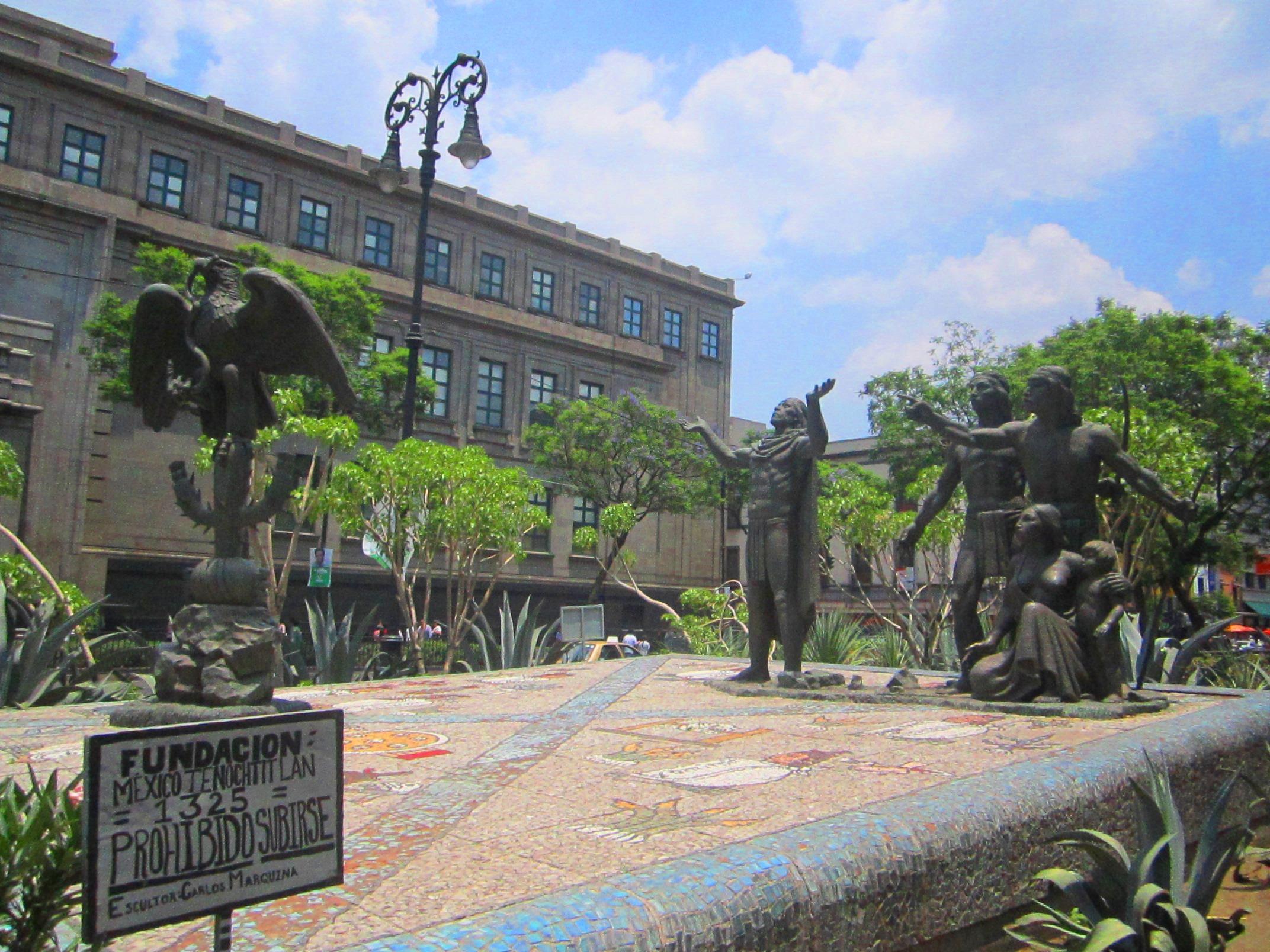 Monumento a la fundación de México Tenochtitlan, por Daniela VILLARREAL