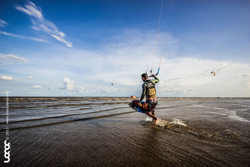 Kitesurf em Macapá, por Marcio Lavor