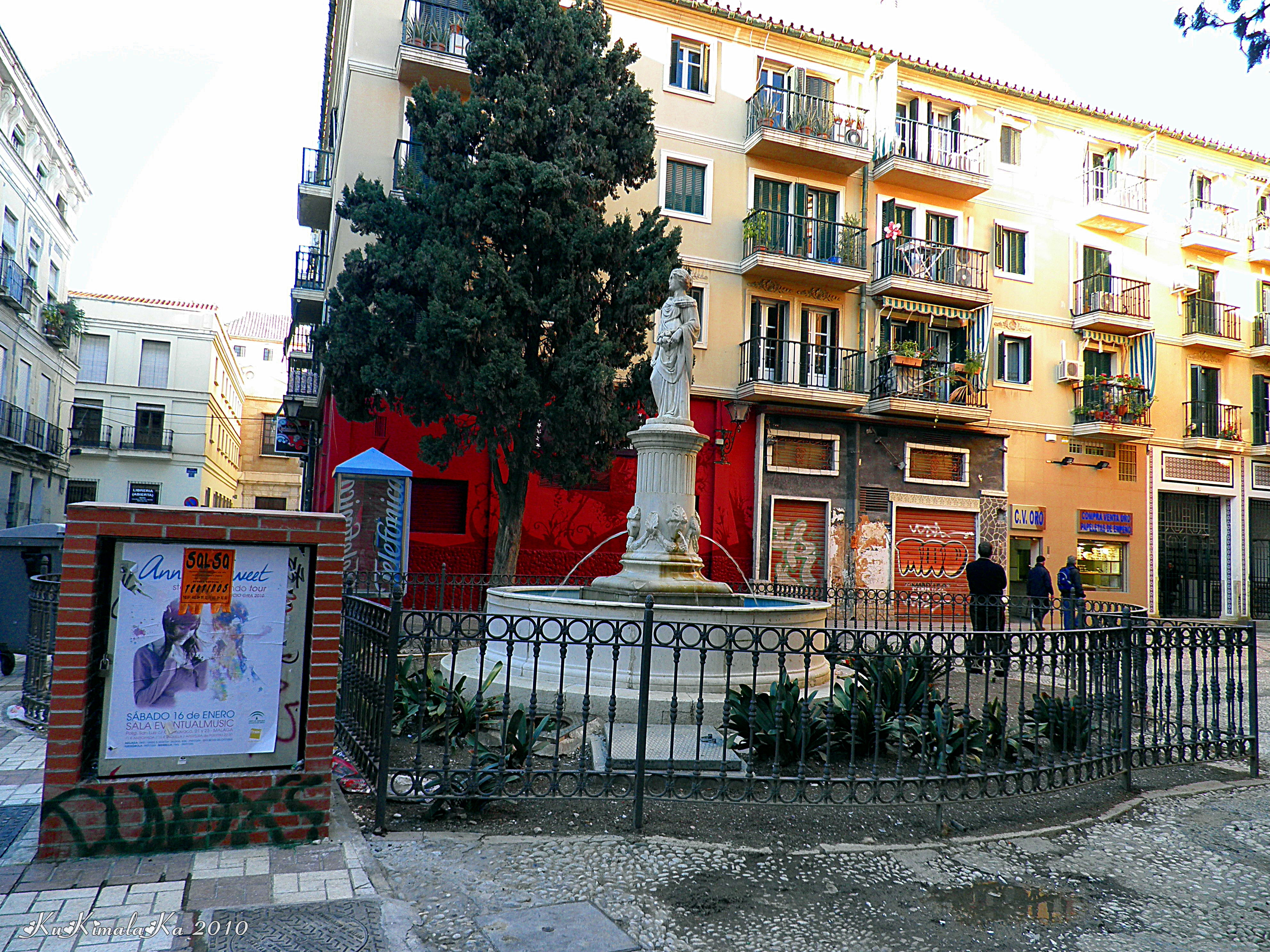 Plaza de San Francisco (Málaga), por María del Carmen Fernández Milanés
