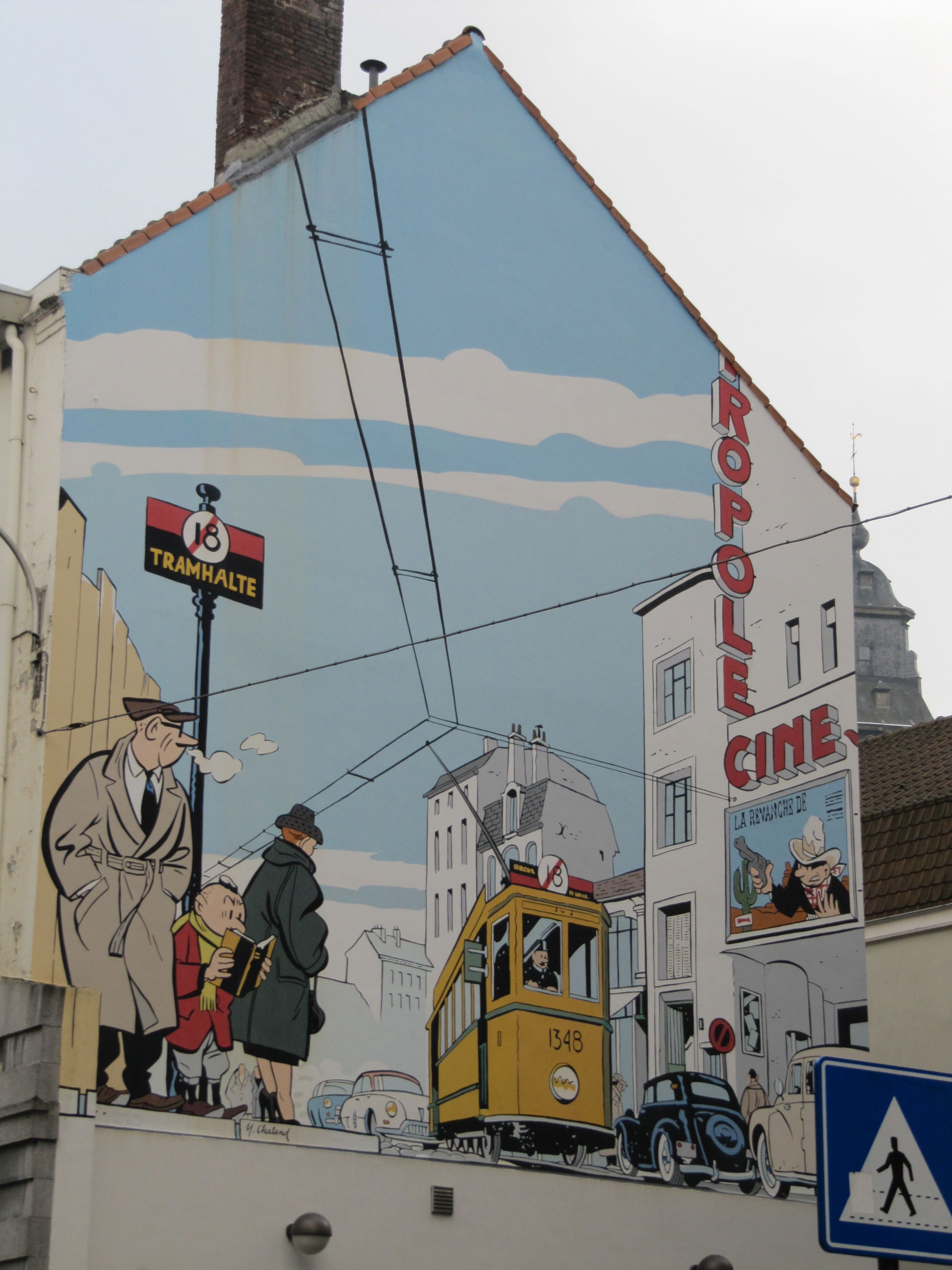 Mural de Le Jeune Albert - Chaland, por Héctor mibauldeblogs.com