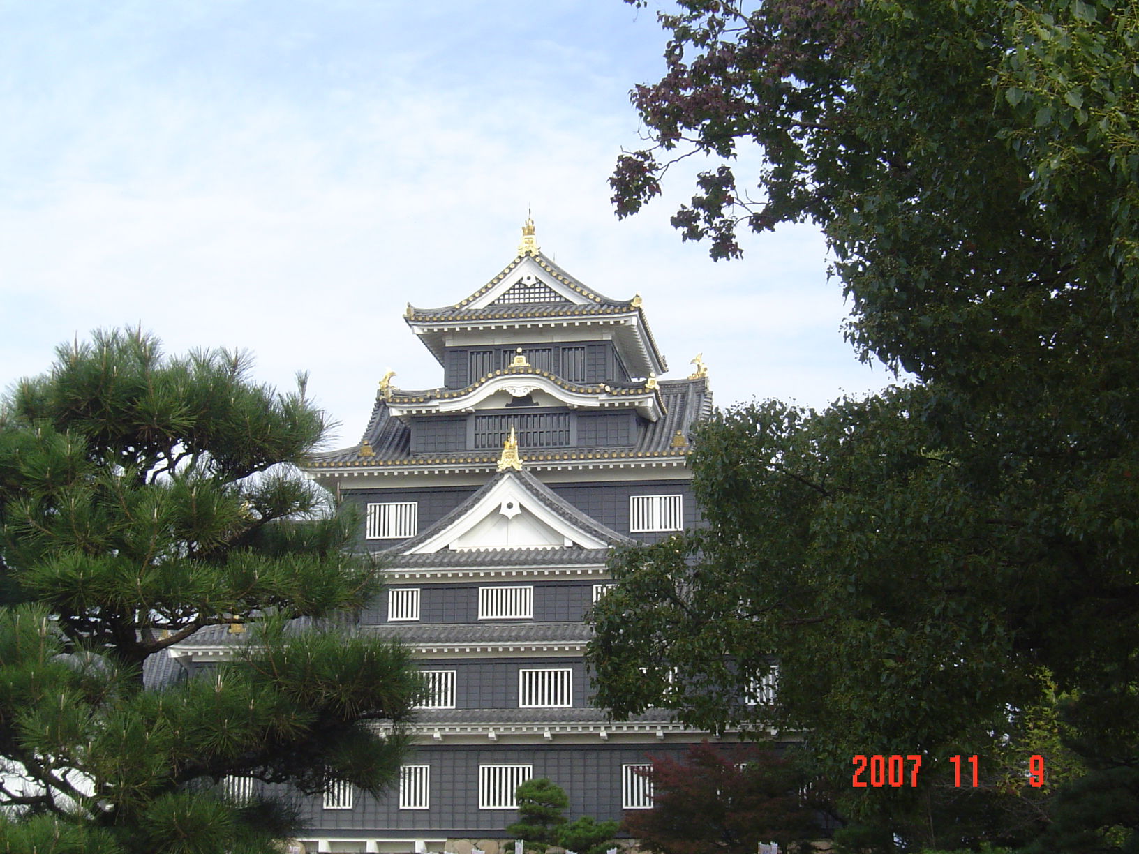 Castillo de Okayama, por David Esteban