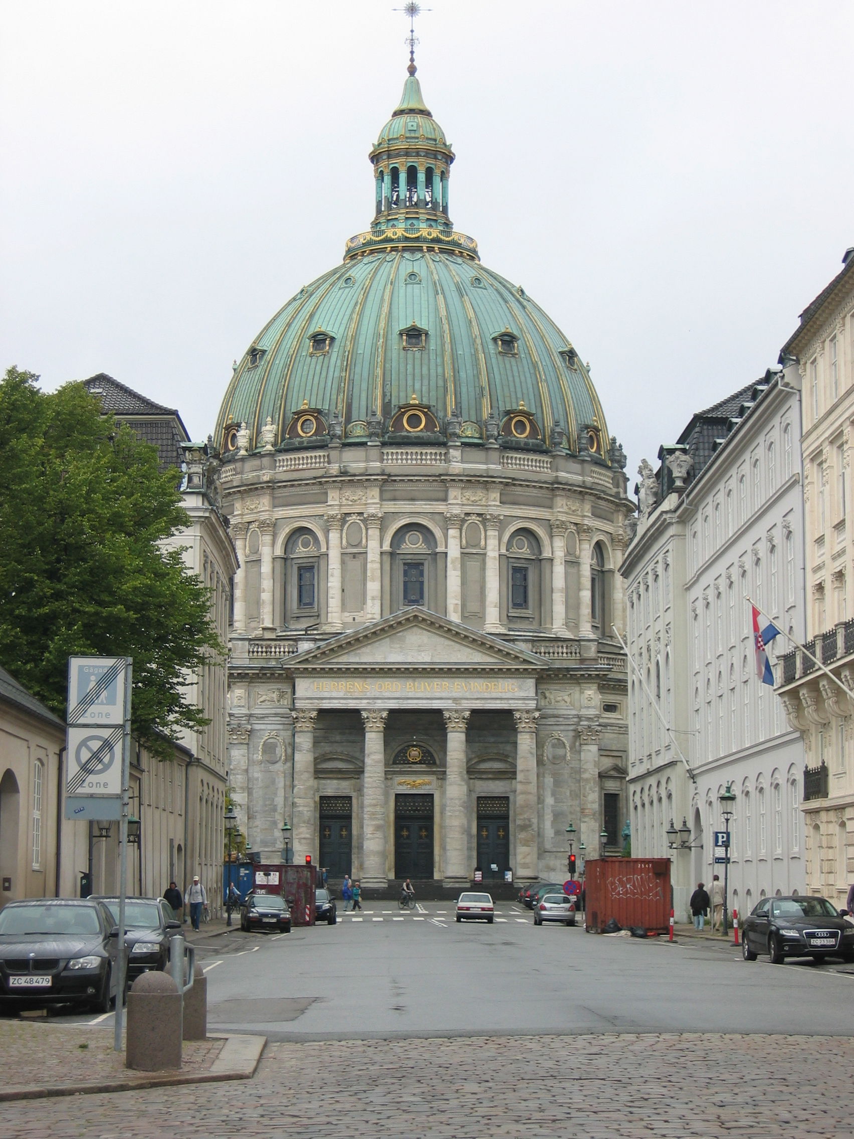 Iglesia de Mármol - Frederiks kirke - Marmorkirken, por Olga