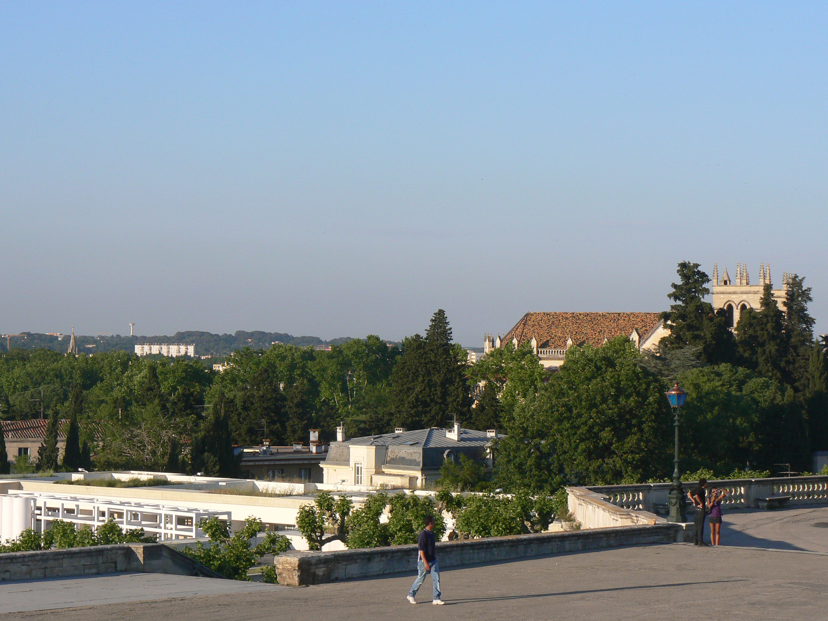 Point de vue au parc du peyrou Montpellier 2 exp riences et 2