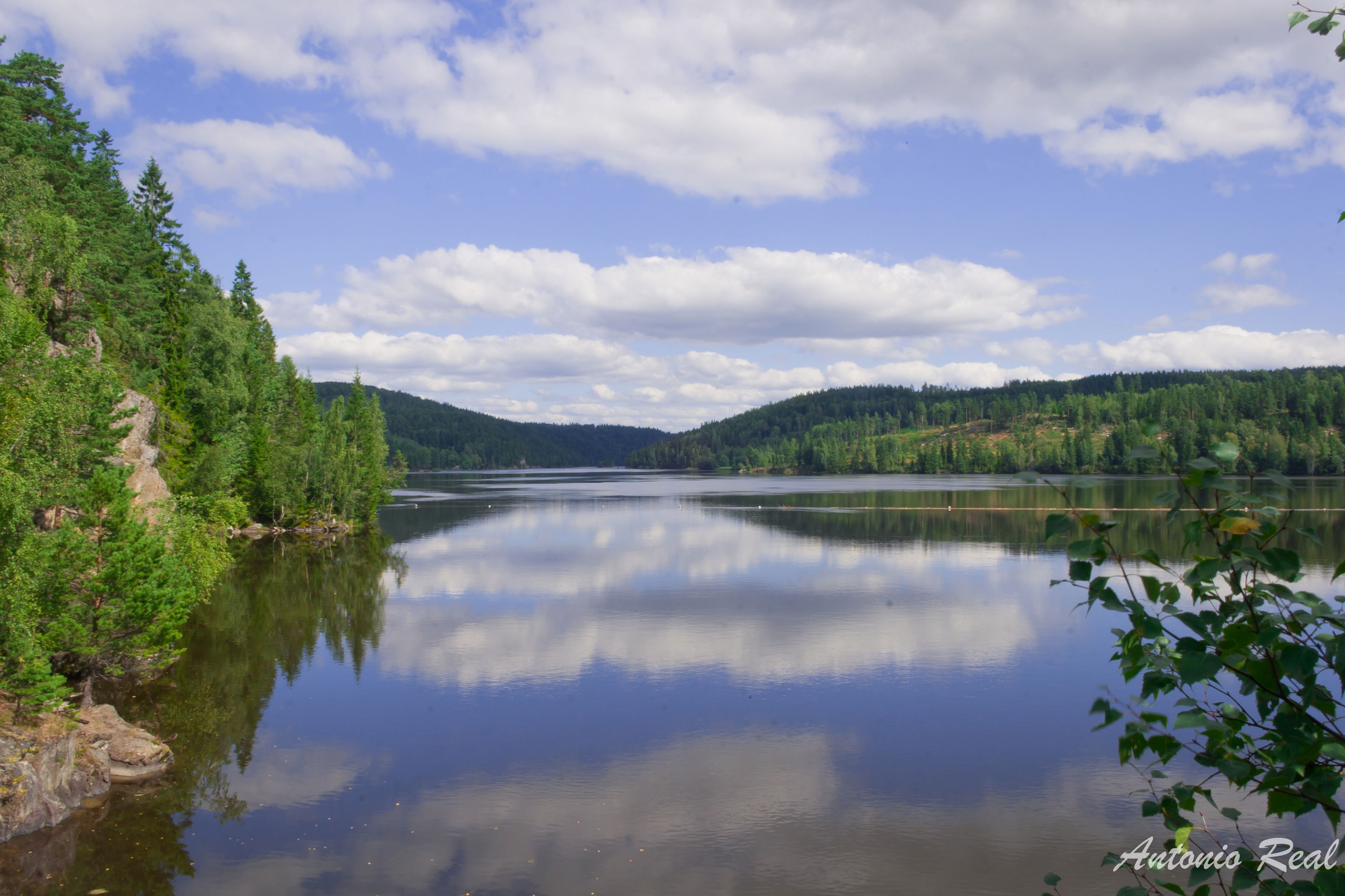 Lago Røones Sjøen, por antonio real ramirez