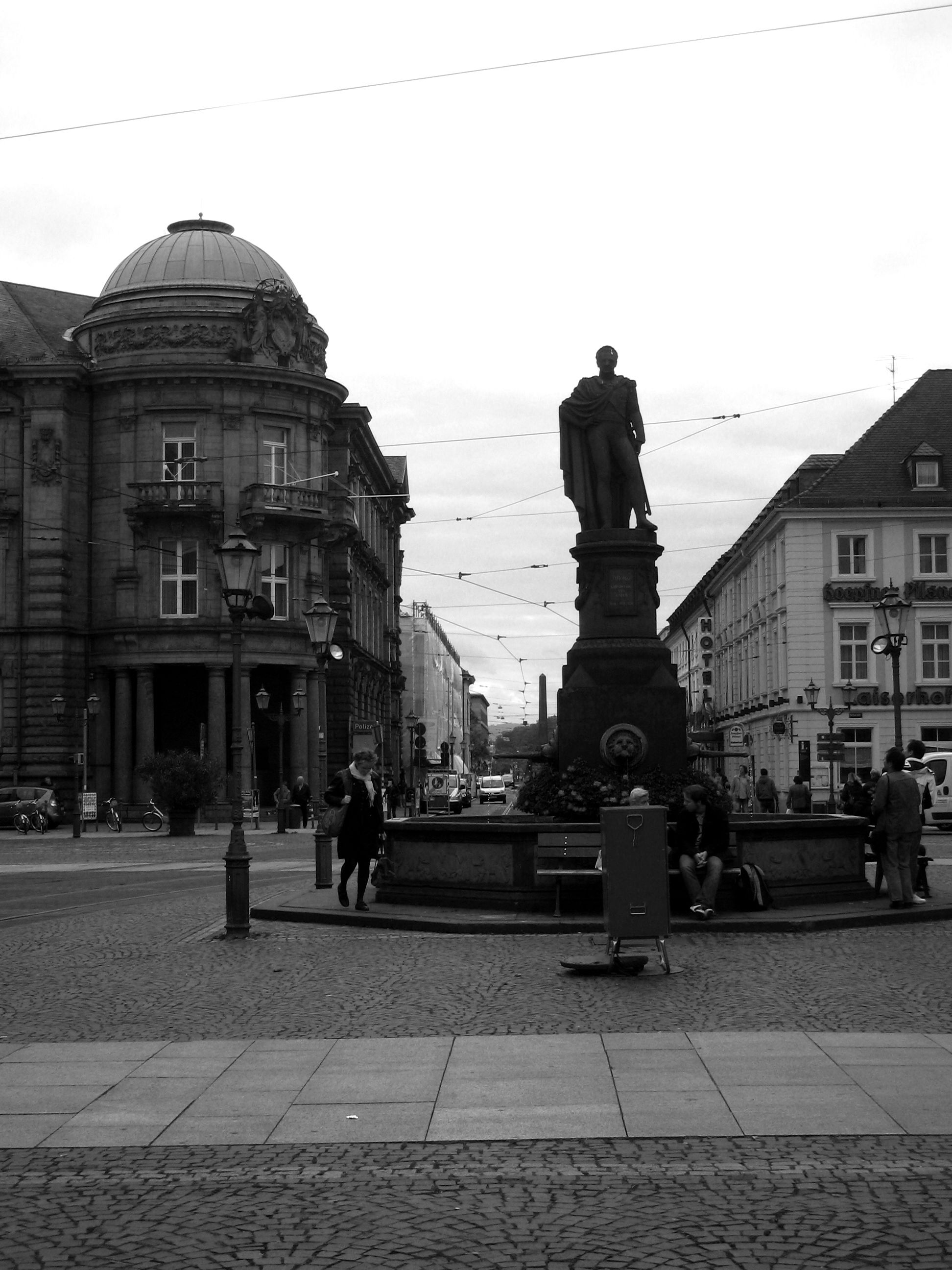 Centro de Karlsruhe, por V.