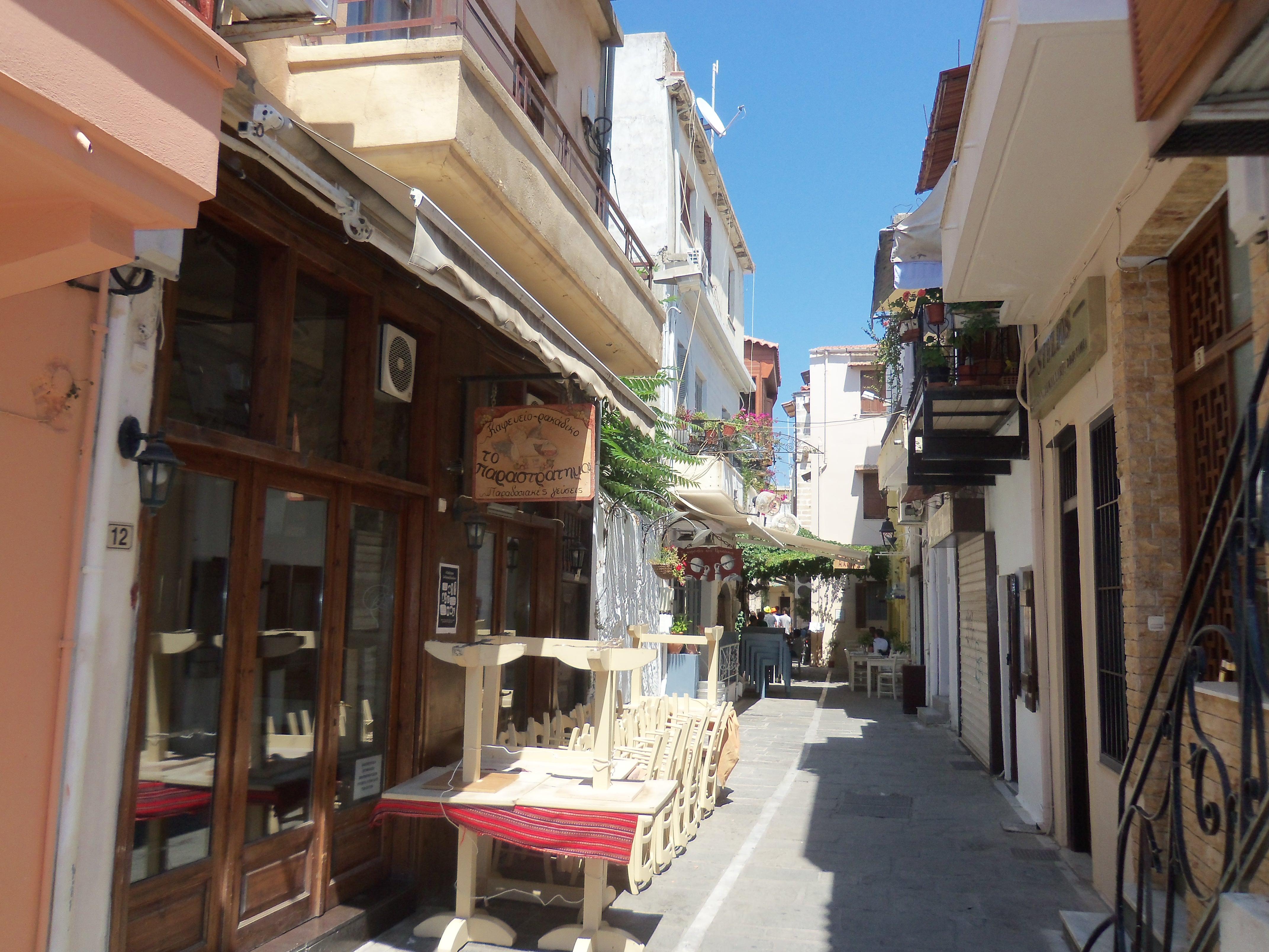 Les rues de Réthymnon, por Daniela VILLARREAL