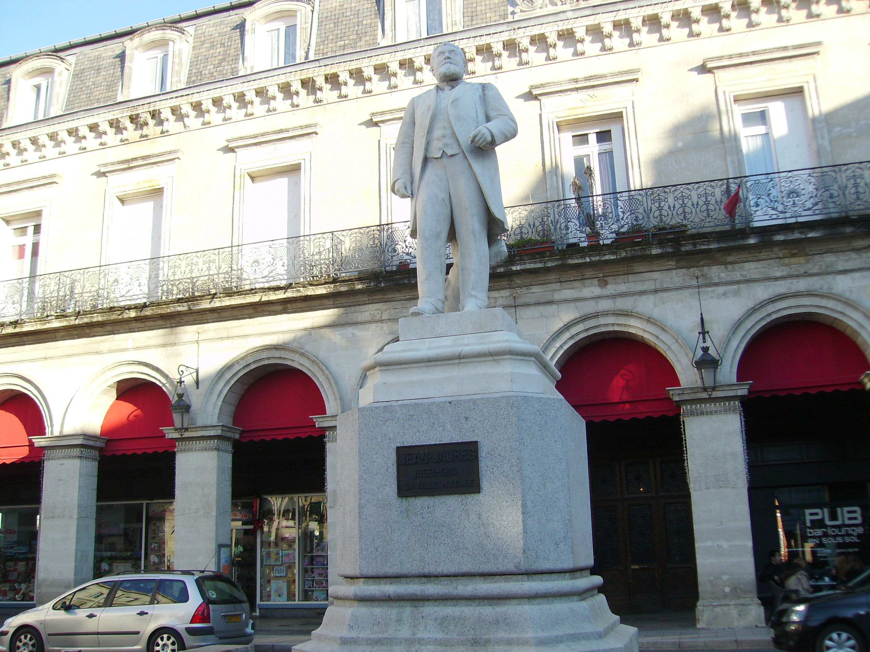 Estatua Jean Jaurès, por Bénédicte RODRIGUEZ