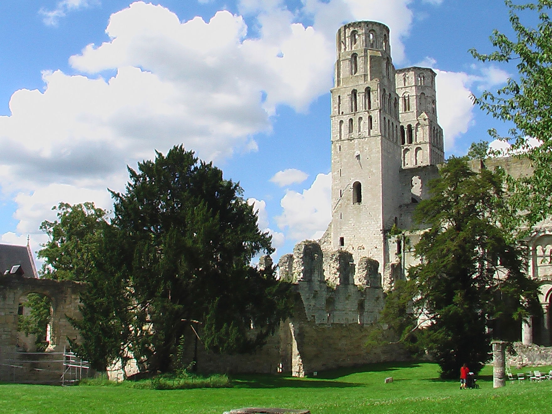 Abadia de Jumièges, por France Dutertre