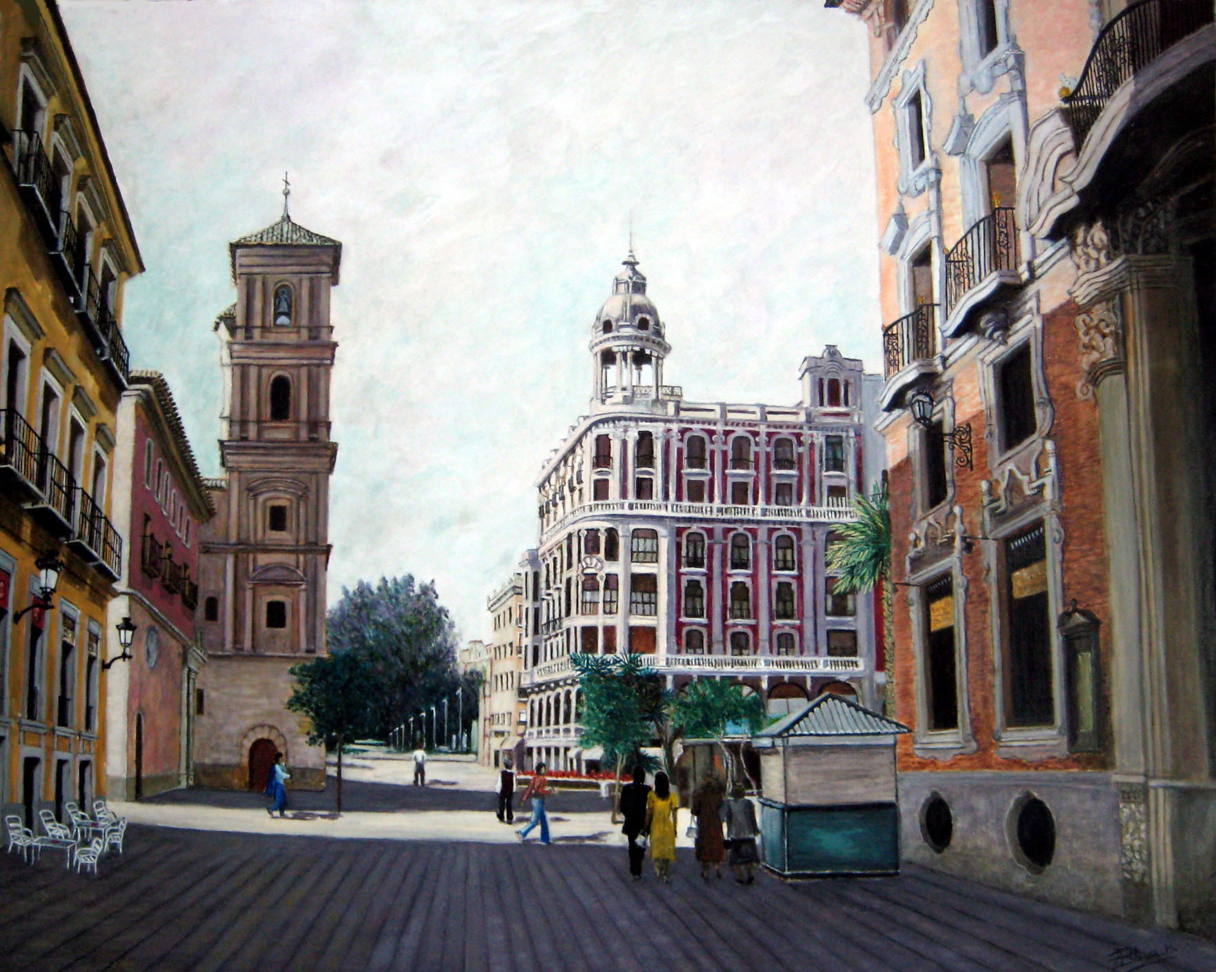 Plaza Santo Domingo, por Margarita Ramirez Perez